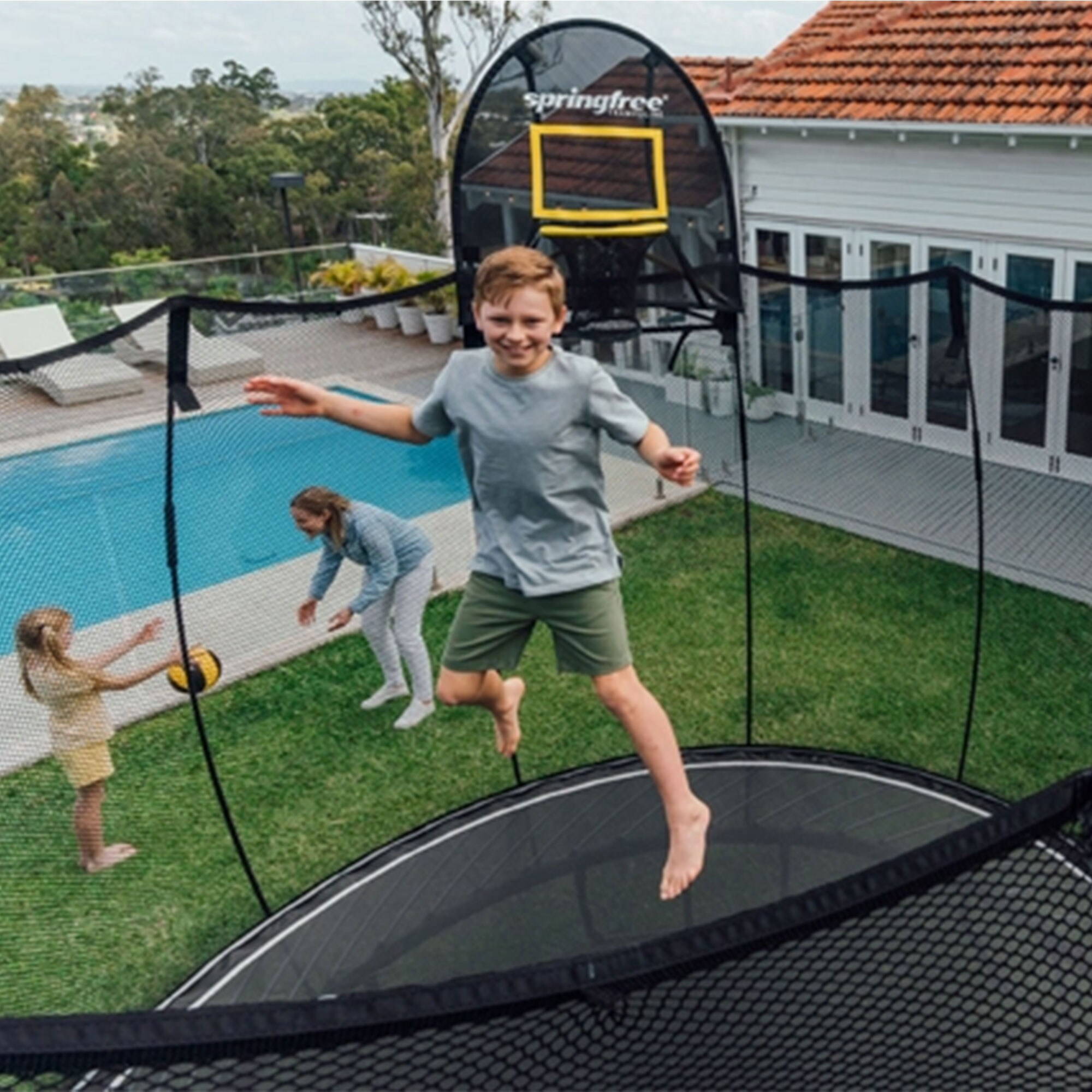 Oval Trampolines at Lowes