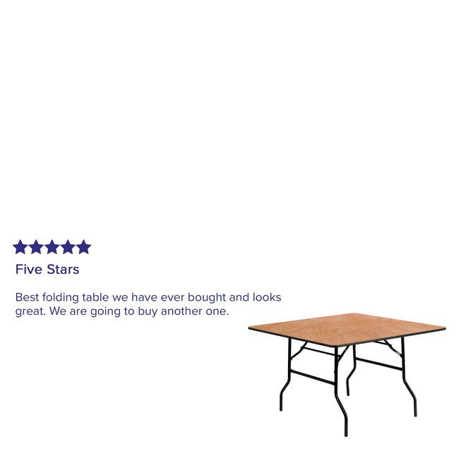 Folding Tables, How Long Are Standard Banquet Tables