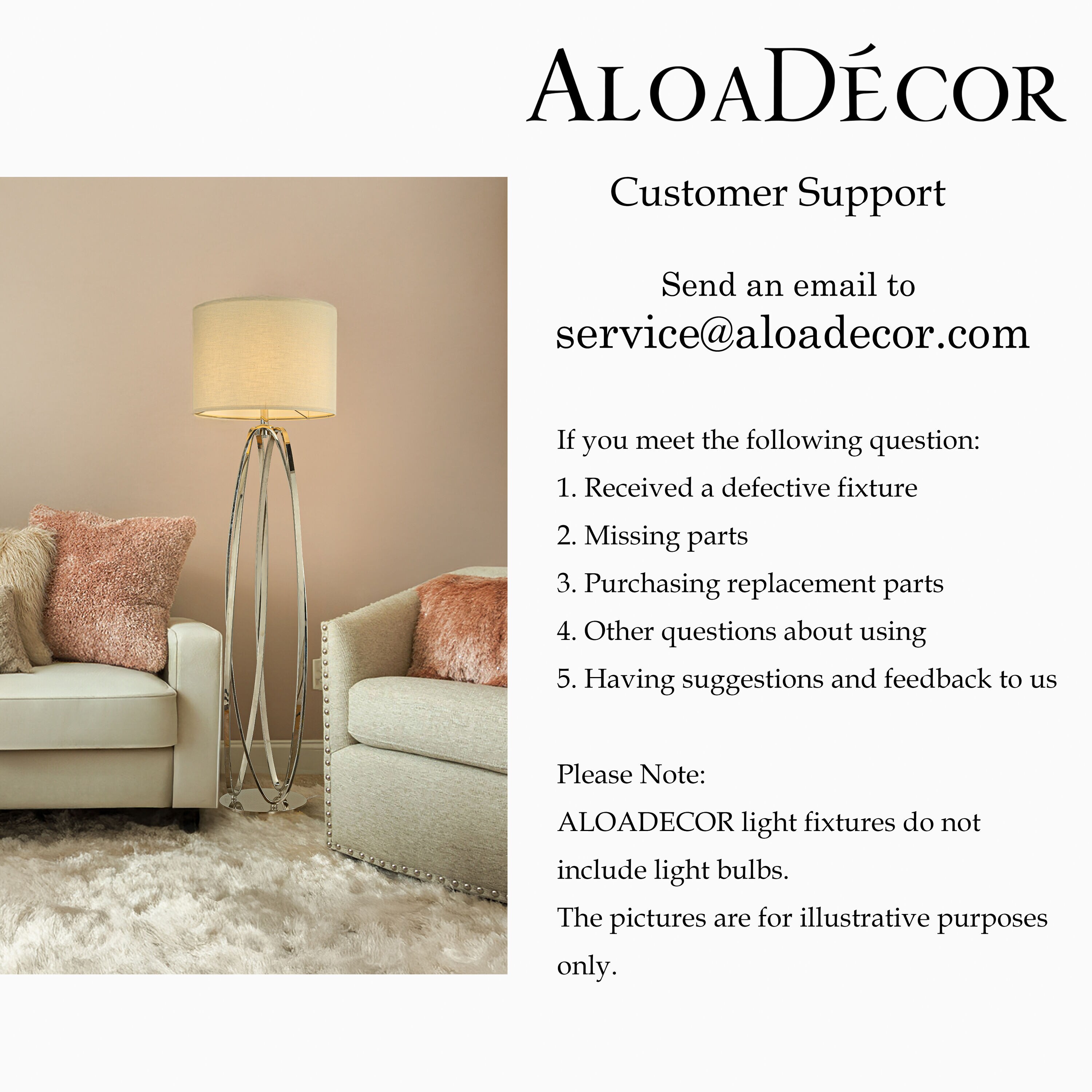 AloaDecor Lighting L7258F5012A floorlamps - View #8