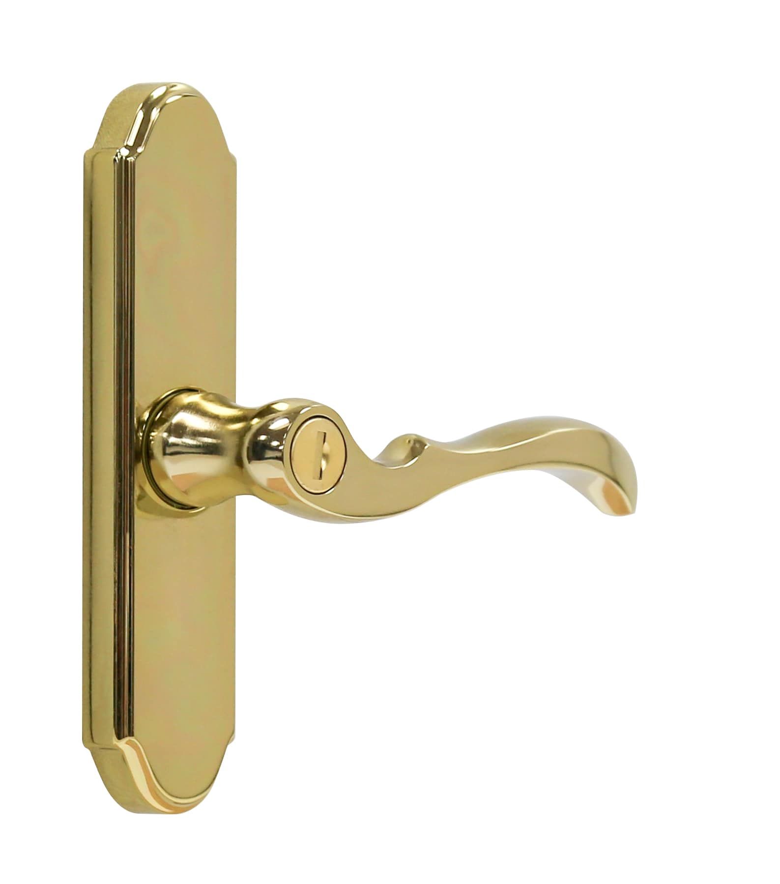 Larson Gold Lockable Storm Door Replacement Handleset In The Screen