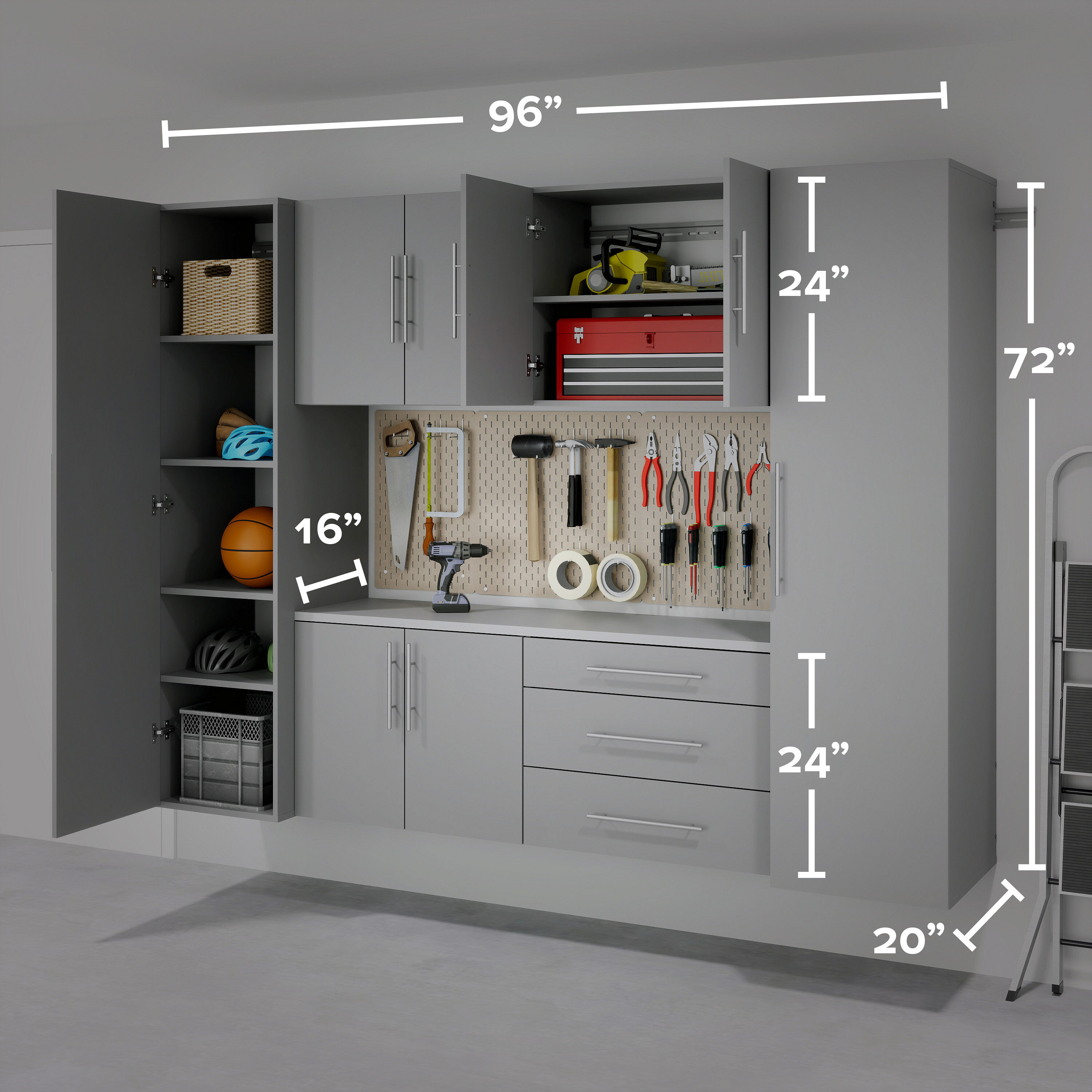 Prepac GRGW-0712-6M Garage-Storage-Systems - View #9