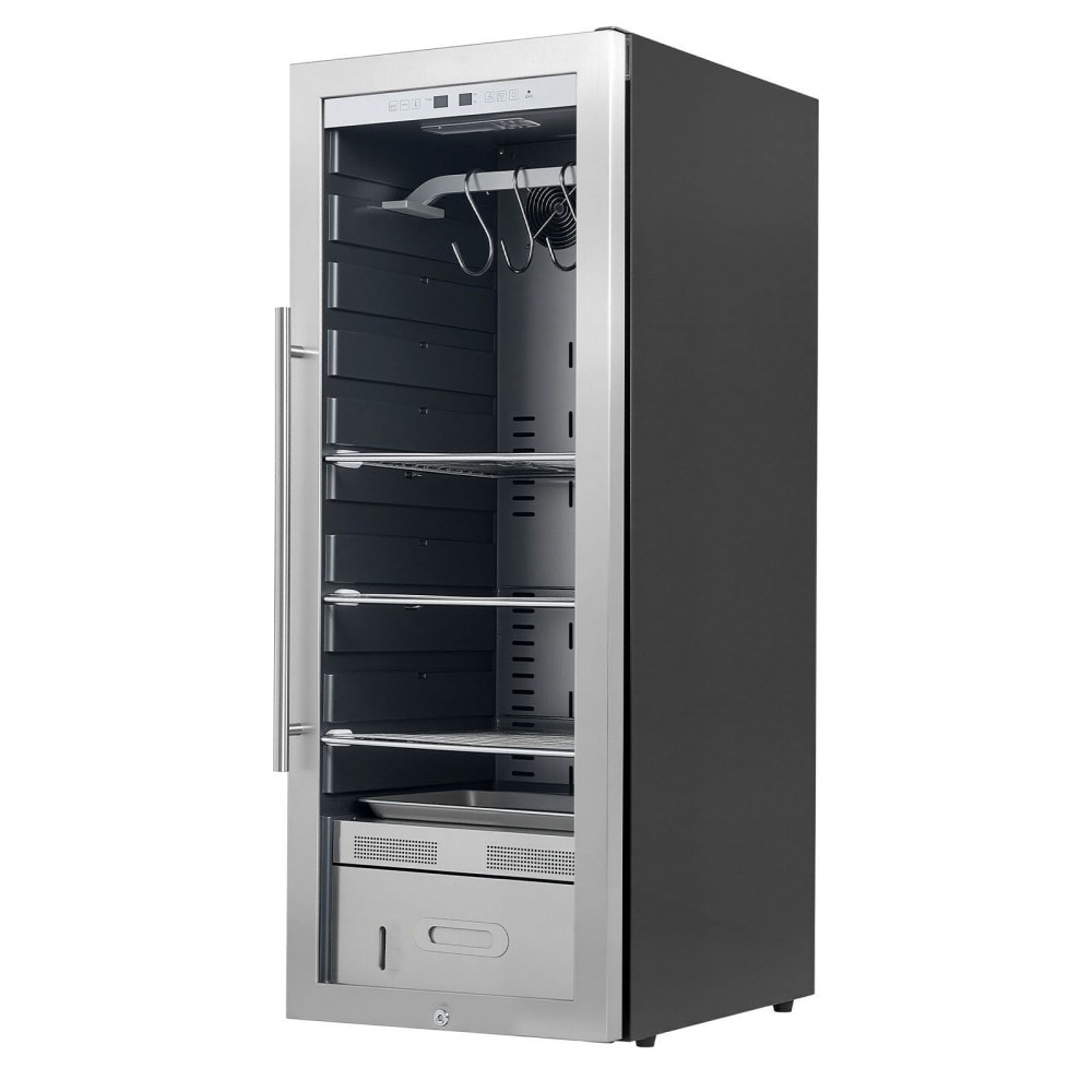 Taoi Fxio 232 LBS Dry Aging Meat Refrigerator Freestanding Steak Dry Ager with Precise Temperature Humidity Control UVC Sterilization 304 Stainless Steel for Home Kitchen Restaurant Hotel #D01027HHLMG