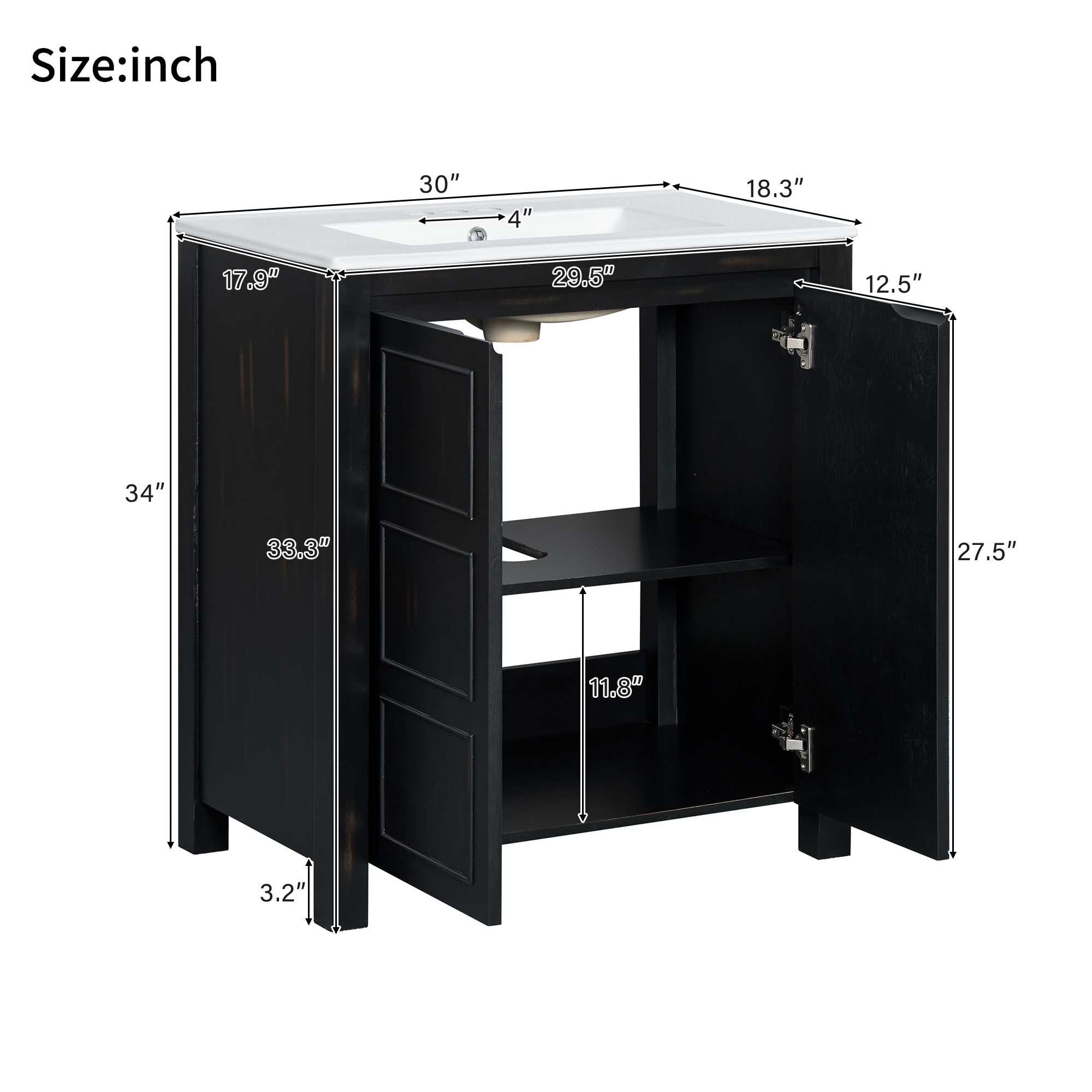 ModernLuxe L3P-N729P290712P Bath-Vanity-Combo - View #7