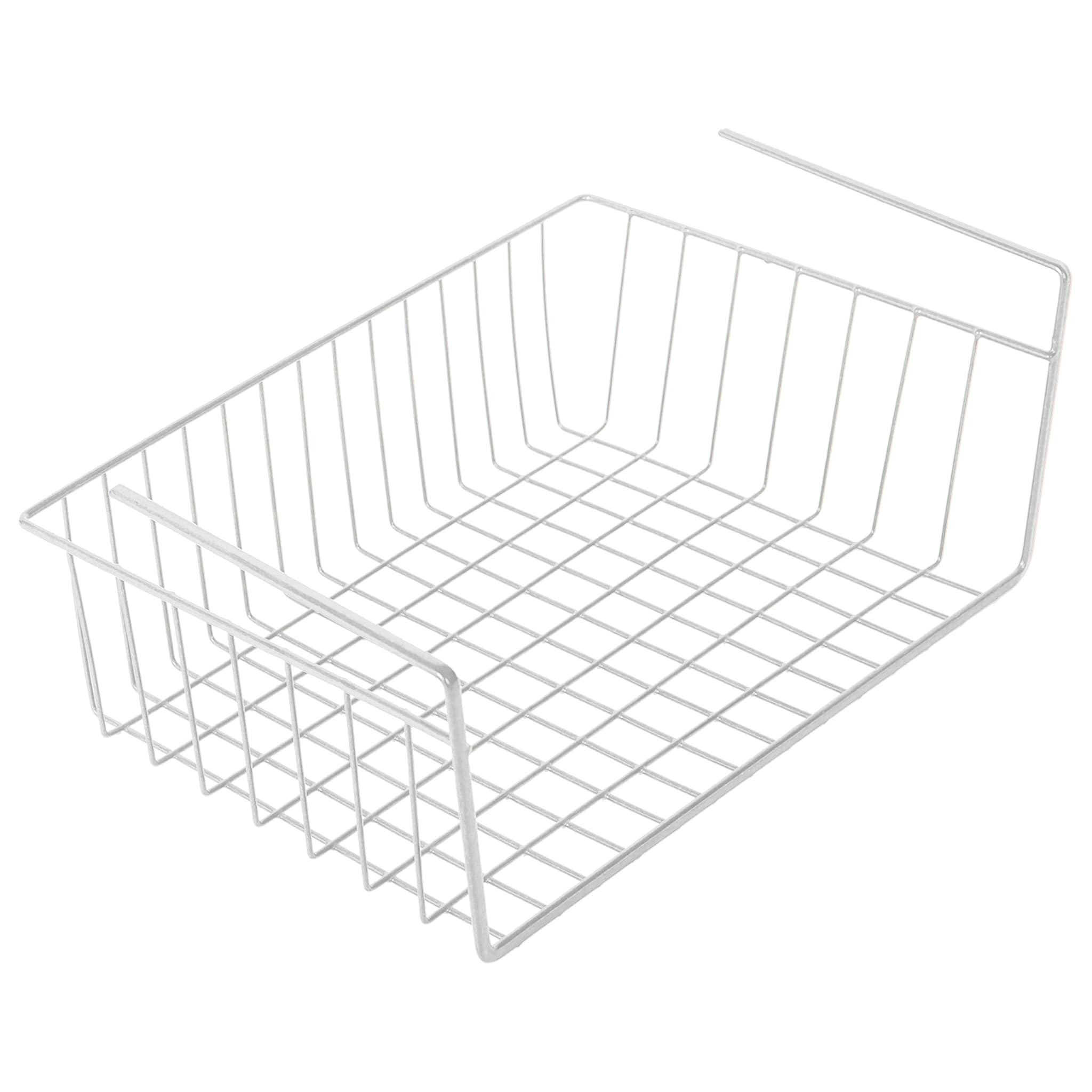Smart Design Undershelf Storage Basket Small 12 x 5.5 in. - Light
