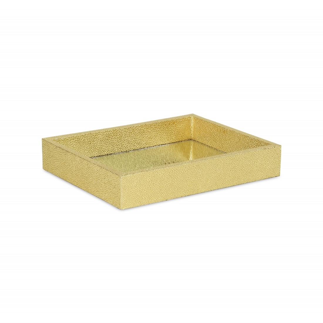 HomeRoots 1.75-in x 10.25-in Gold Rectangle Serving Tray in the Serving ...