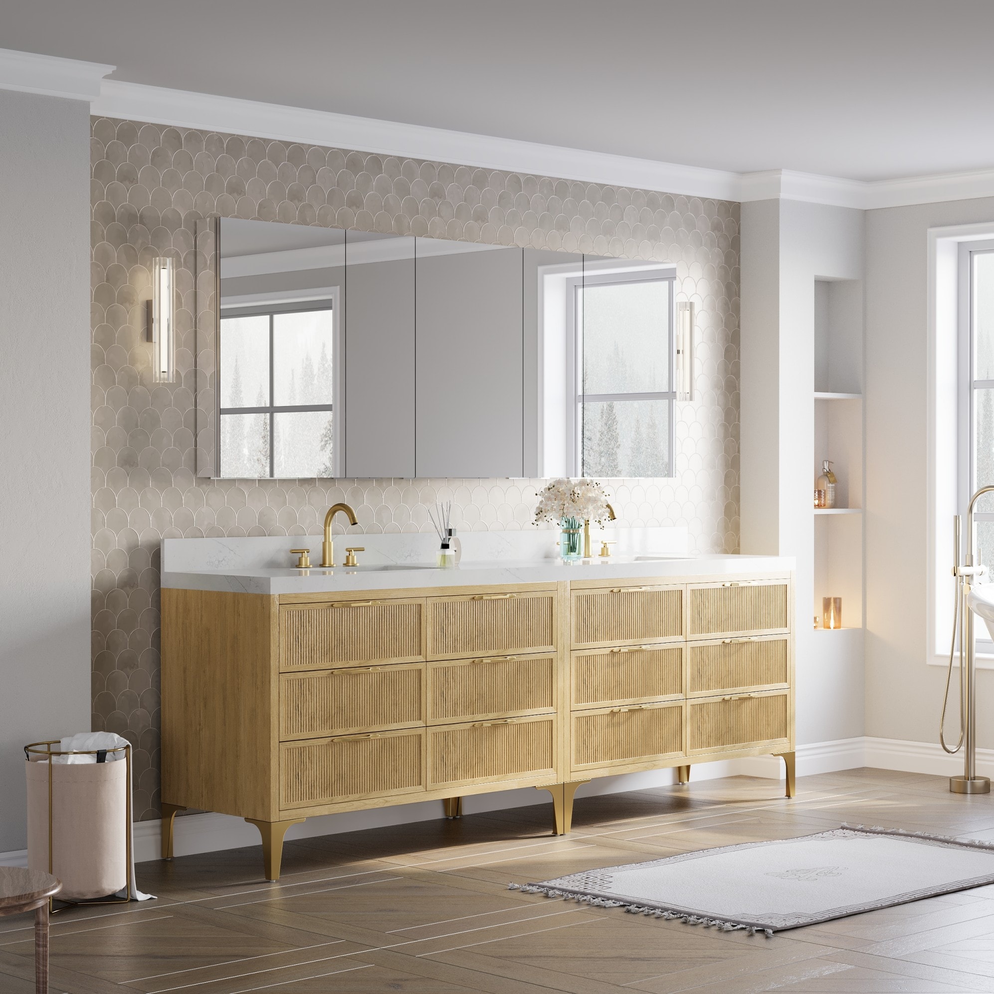 WELLFOR JRA20R12R20L12L20L32 Bathroom-Medicine-Cabinets - View #13