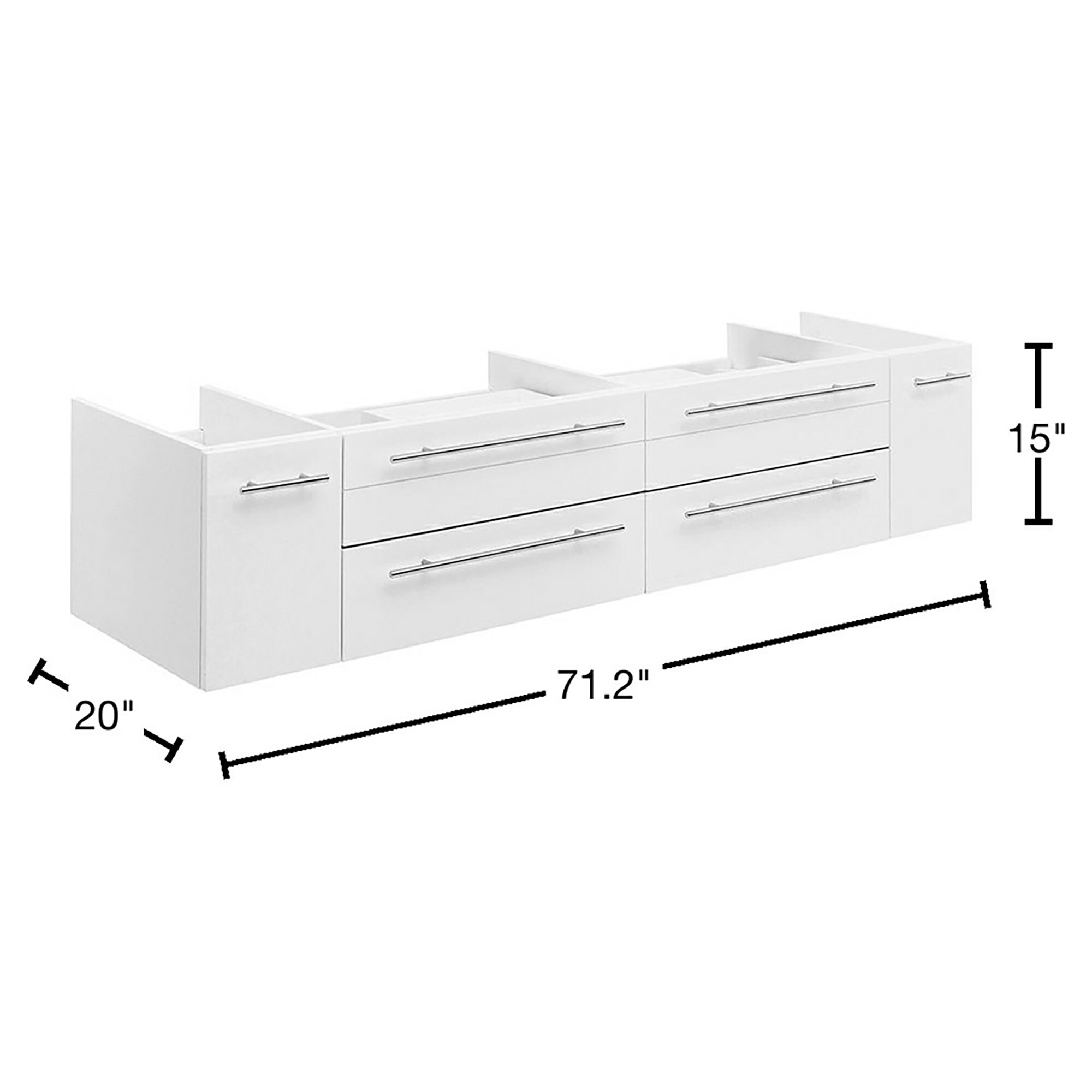 Fresca FCB6172WH-VSL vanities - View #11