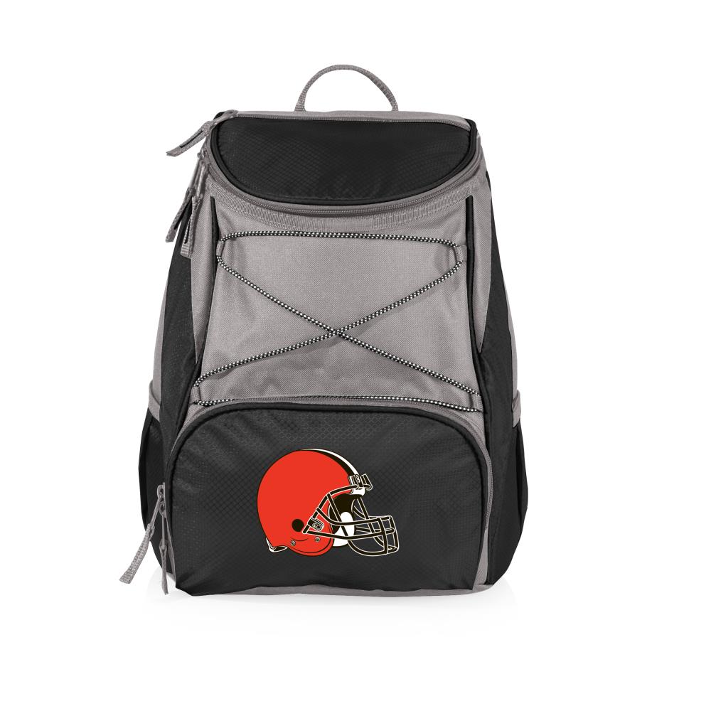 Picnic Time 633-00-175-084-2 Cleveland Browns Black 355-fl oz Insulated Backpack Cooler