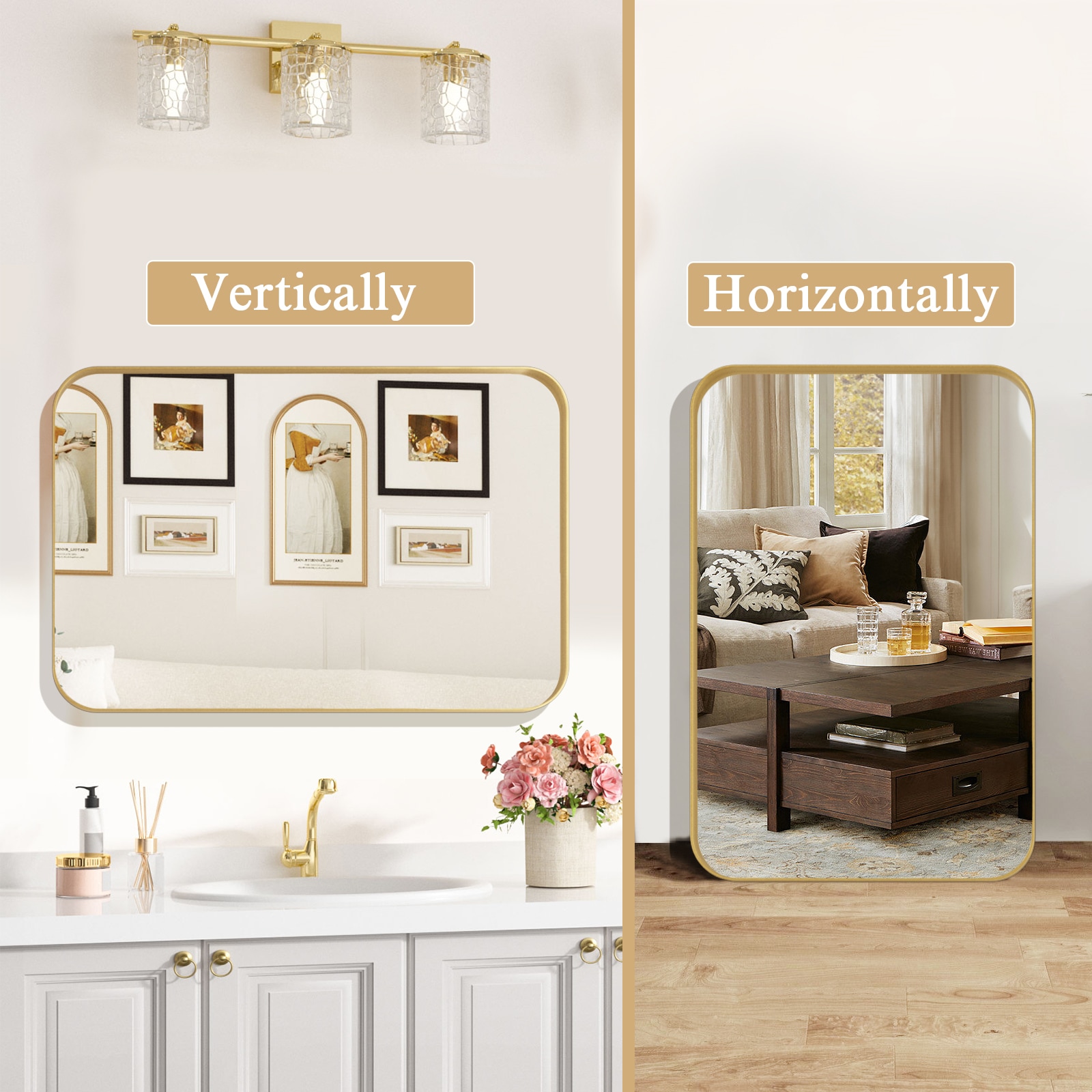 LOVMOR M-G-DX-2030-LSQ Decor-Mirrors - View #2