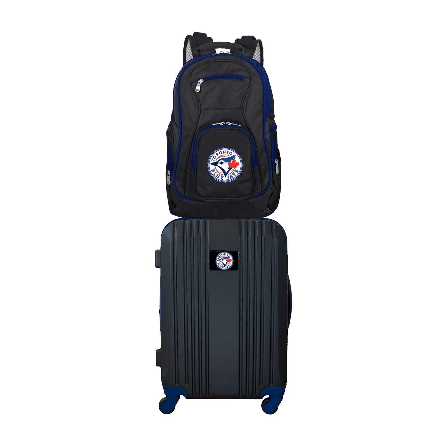 Mojo Licensing MLTOL108 24 X 15 X 9.5 Black Polycarbonate Hardshell Suitcase Set (2-Bag)