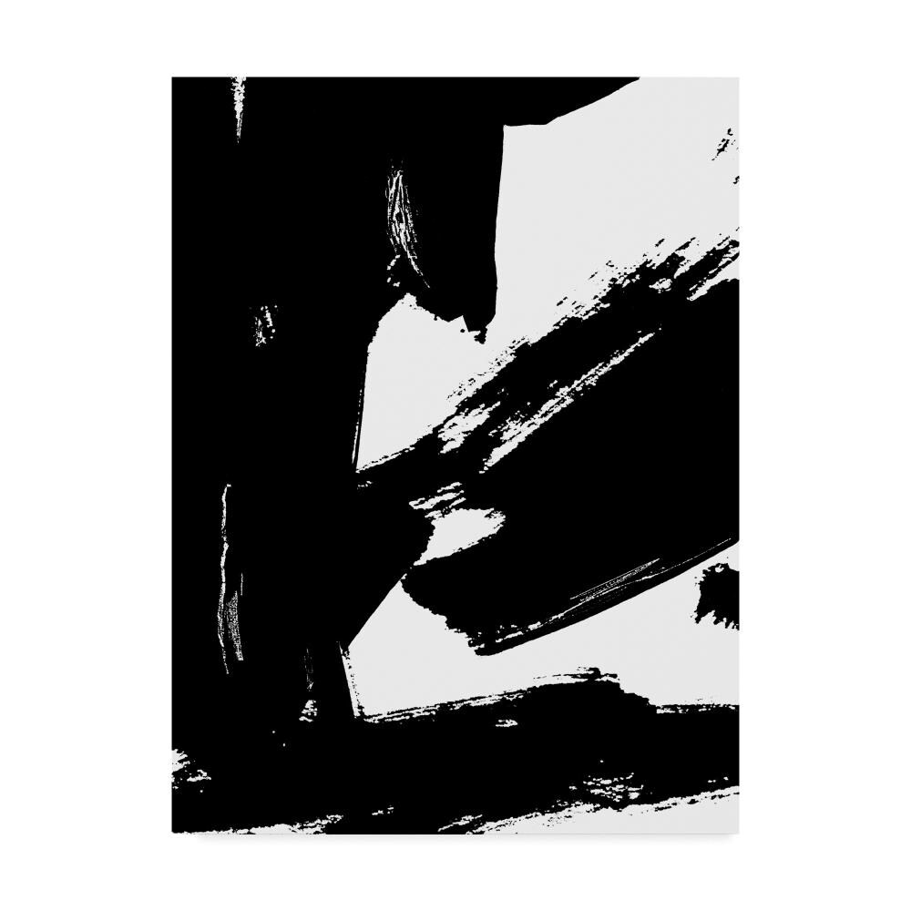 Trademark Fine Art WAG01177-C2432GG Framed 32-in H x 24-in W Abstract Print on Canvas