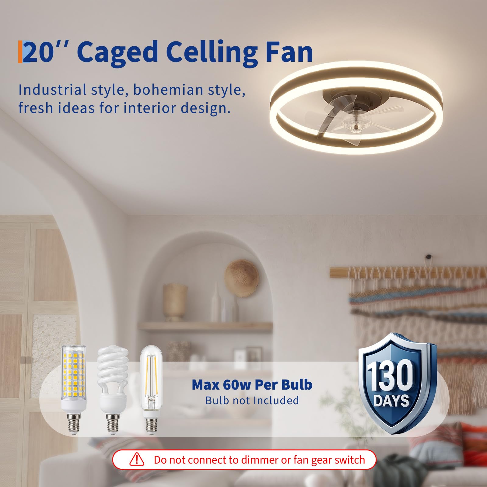 IdealHouse C85-2K78VWEM-TMGX Ceiling-Fans - View #3