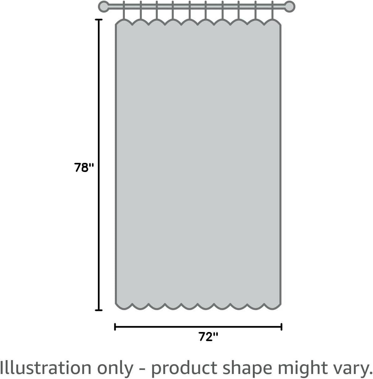 GAOMON AWYYSUFZ4HB3XTW Shower-Curtains-Liners - View #8
