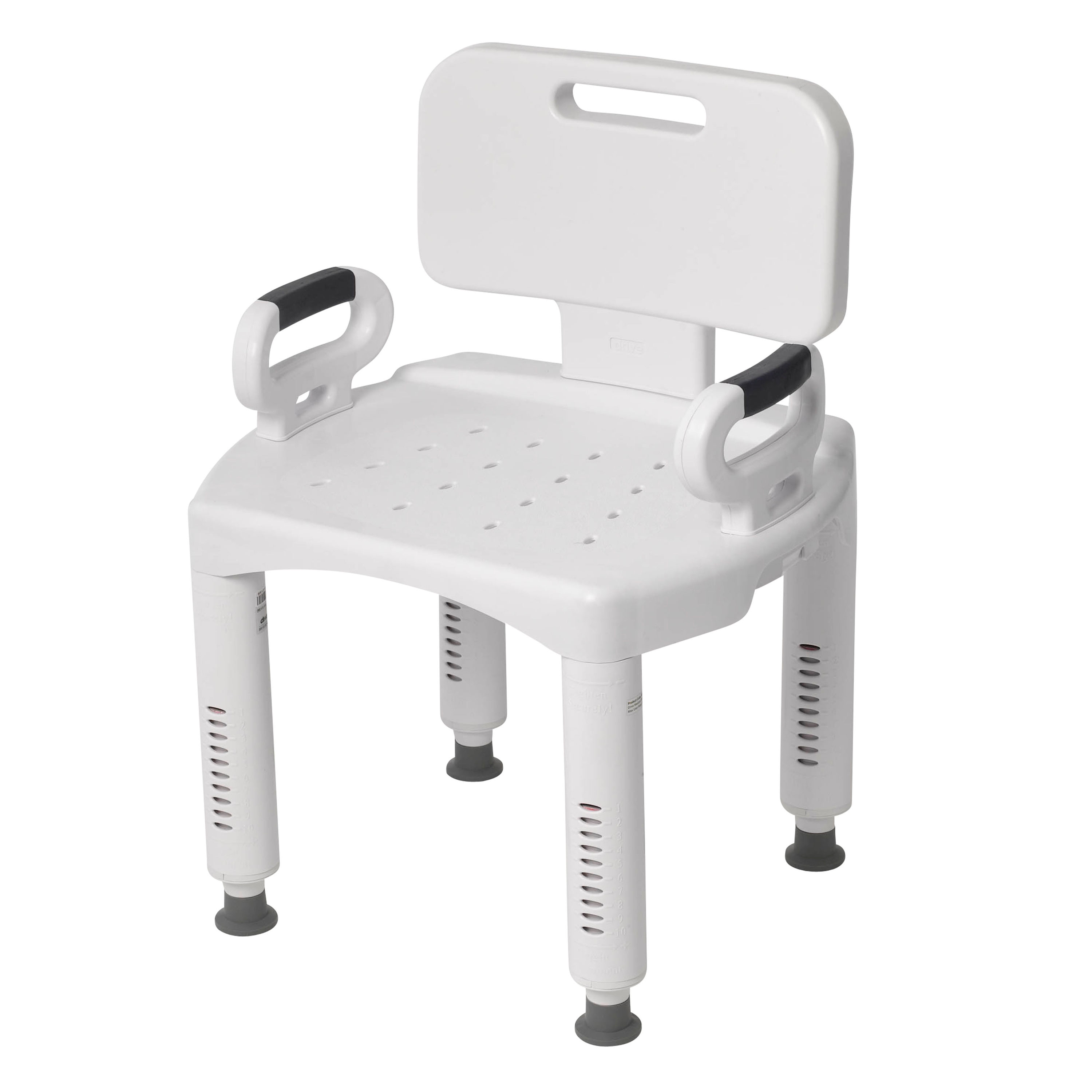 Drive Medical - Premium Series Shower Chair with Back and Arms