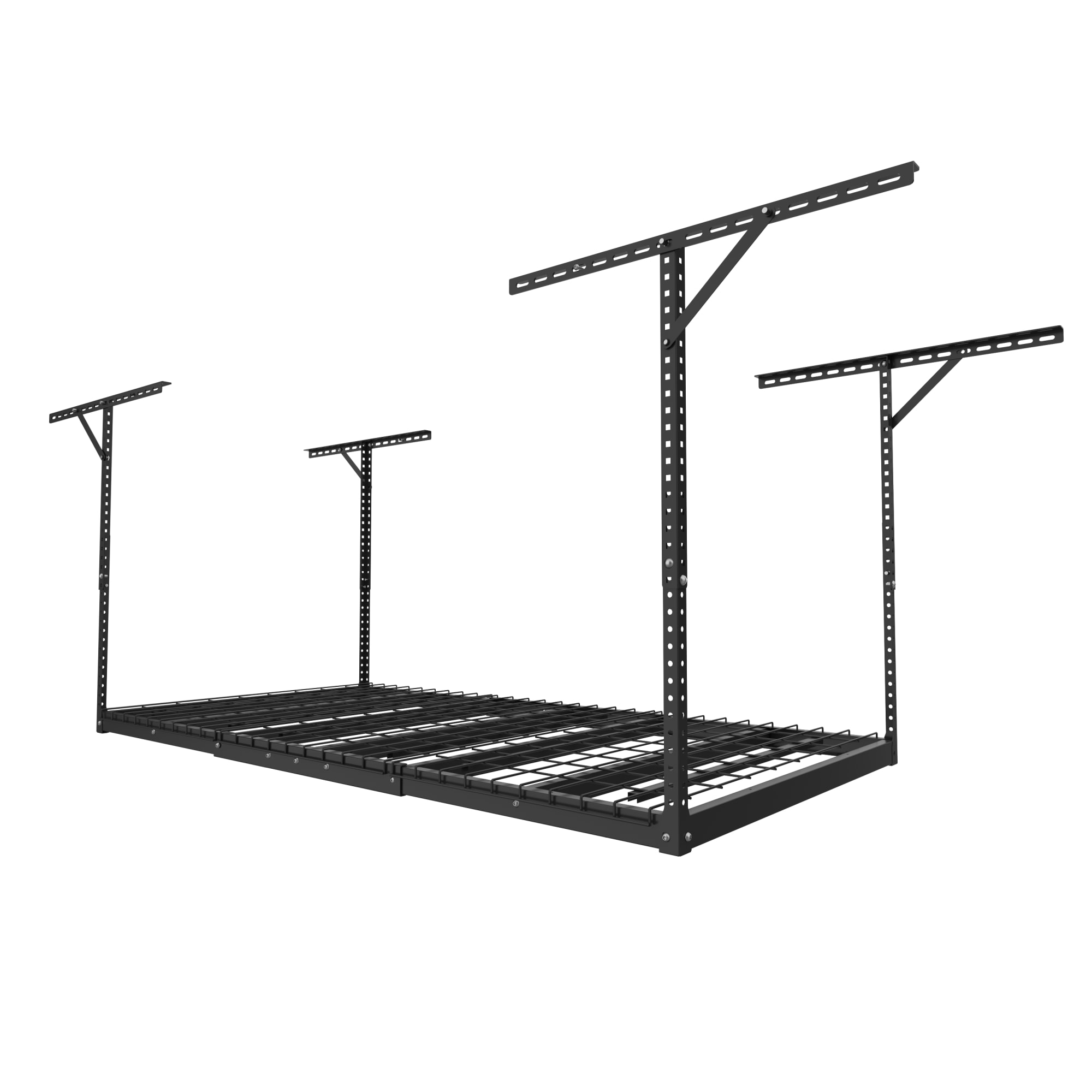 Fleximounts GR36BMAX-E Adjustable Height Overhead Garage Storage 500-lb in Black Steel ( 36-in W x 72-in D )