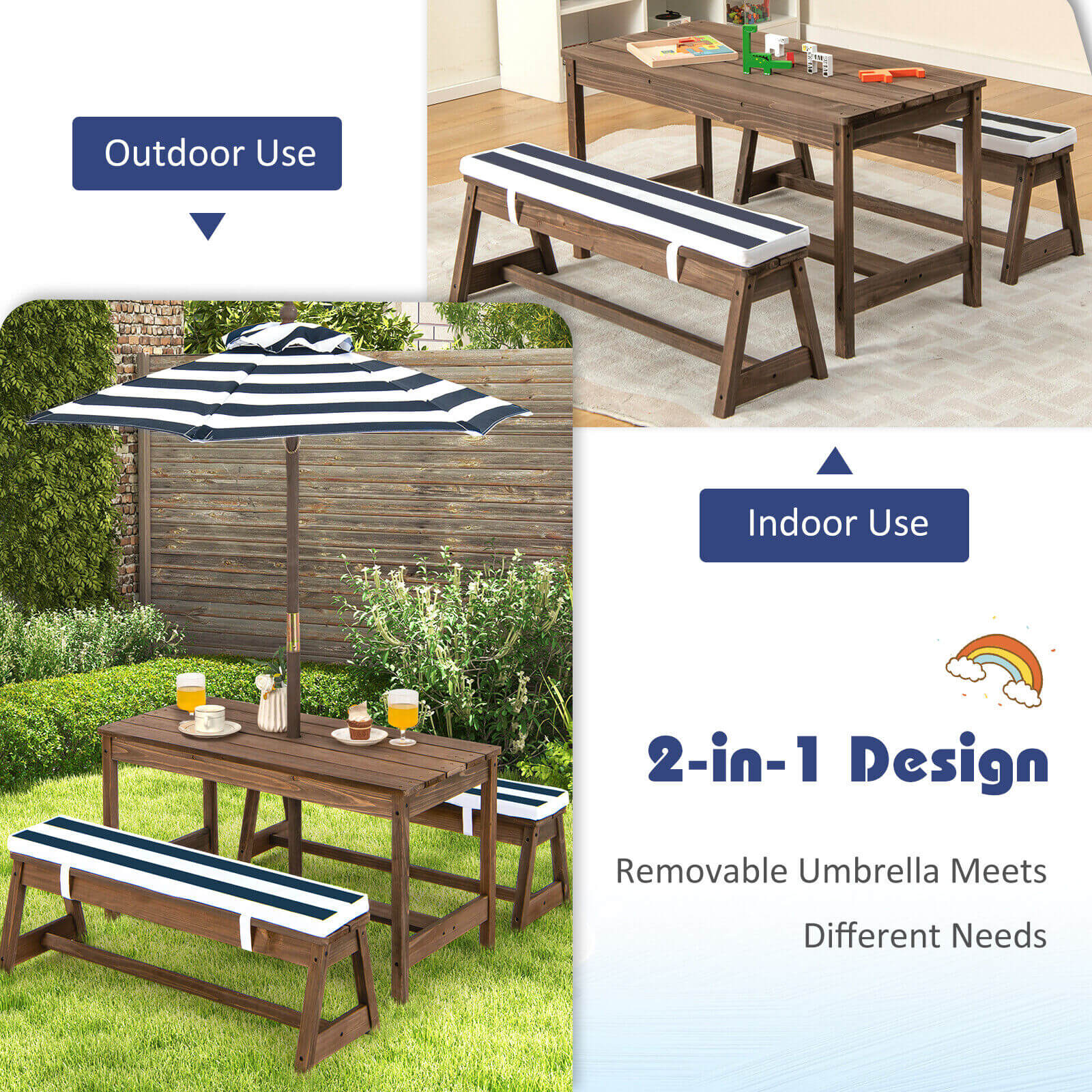 LIVIZA GAGP174107 Picnic-Tables - View #3
