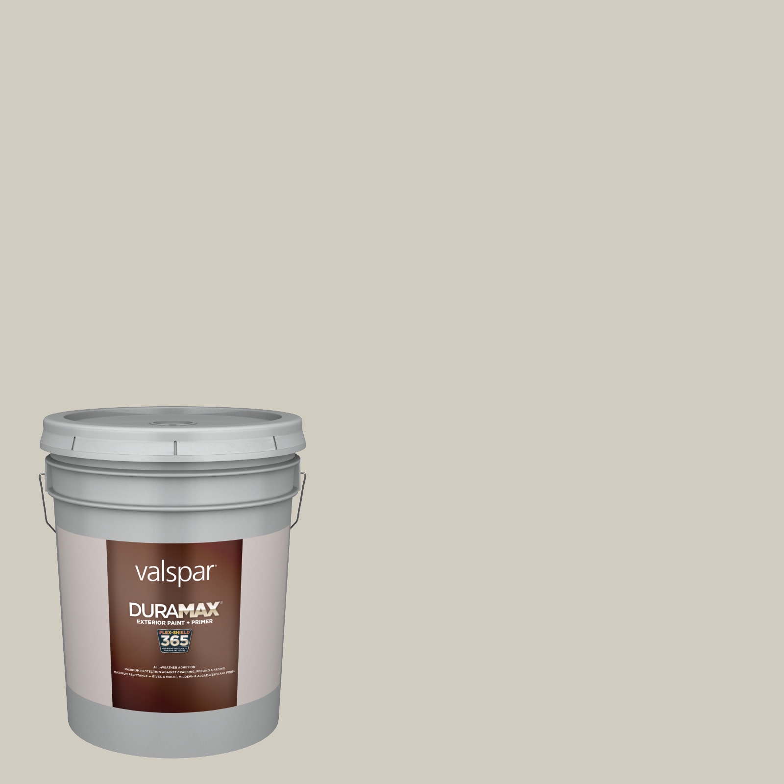 Valspar 6005-1B-4832 Duramax Flat Villa Grey 6005-1B Latex Exterior Paint + Primer ( 5-gallon )