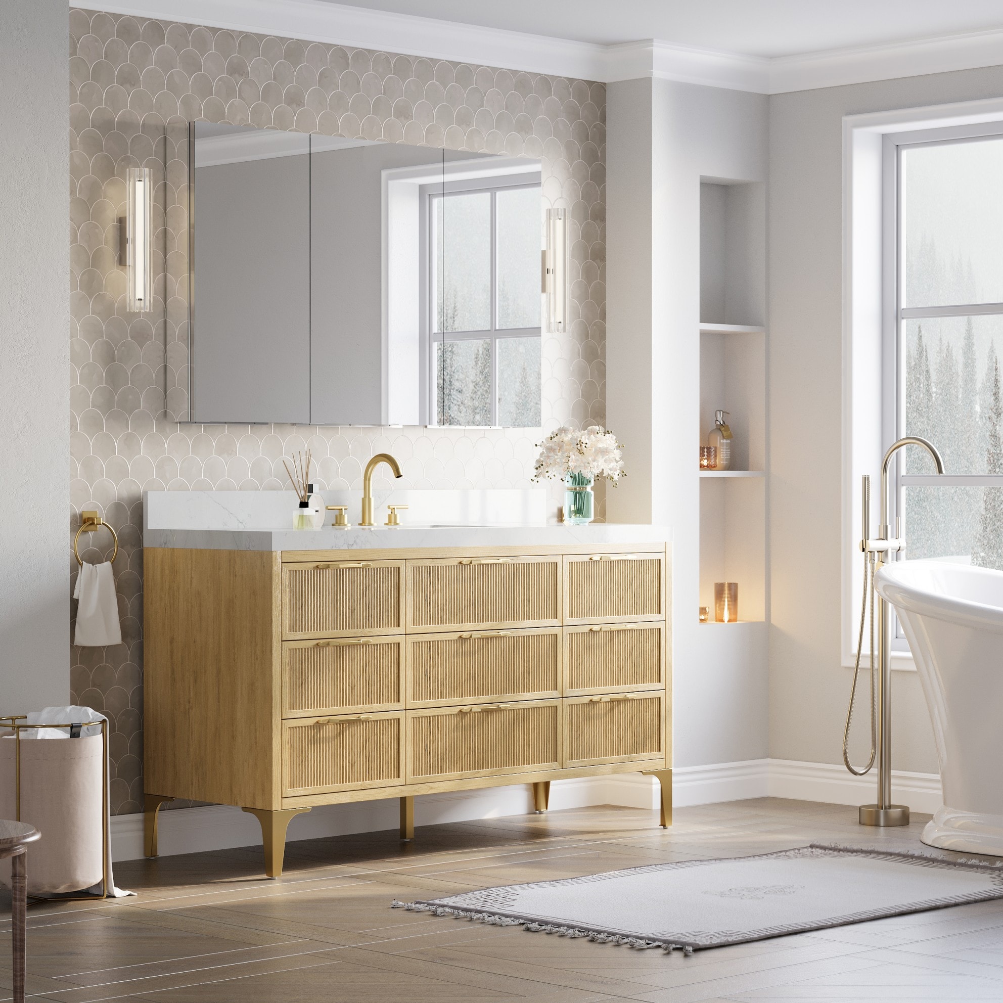WELLFOR JRA16R20R16L32 Bathroom-Medicine-Cabinets - View #11