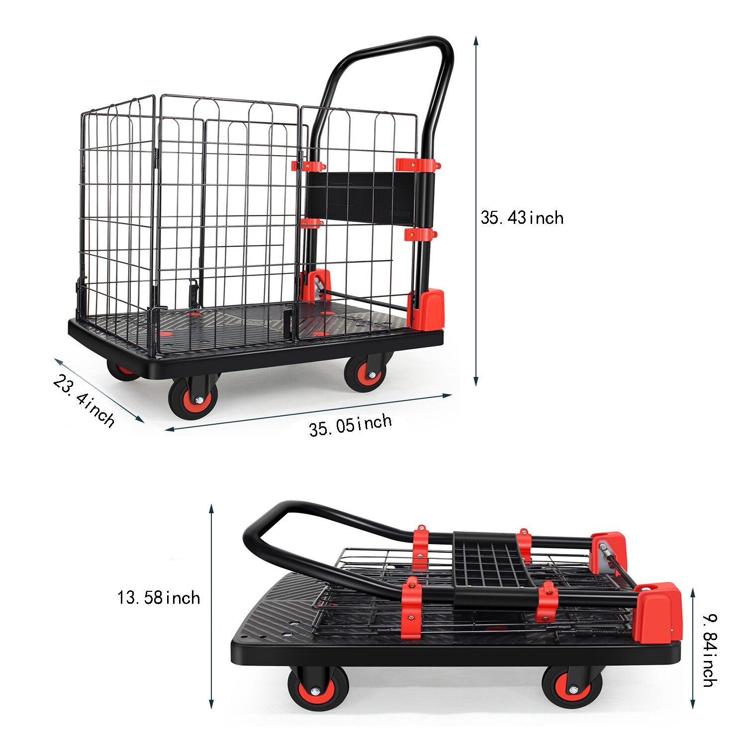 Kahomvis COS-QPW1-011 Hand-Truck-Dollies - View #3