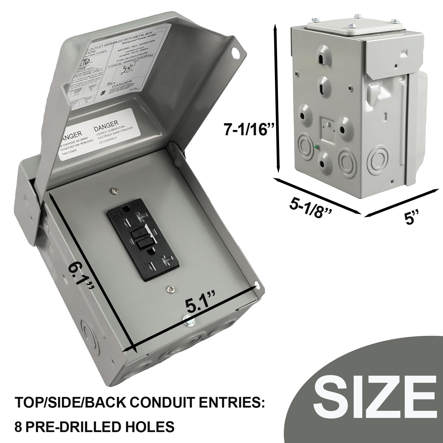 HIITIO HDS2-004 Generator-Power-Inlet-Boxes - View #4