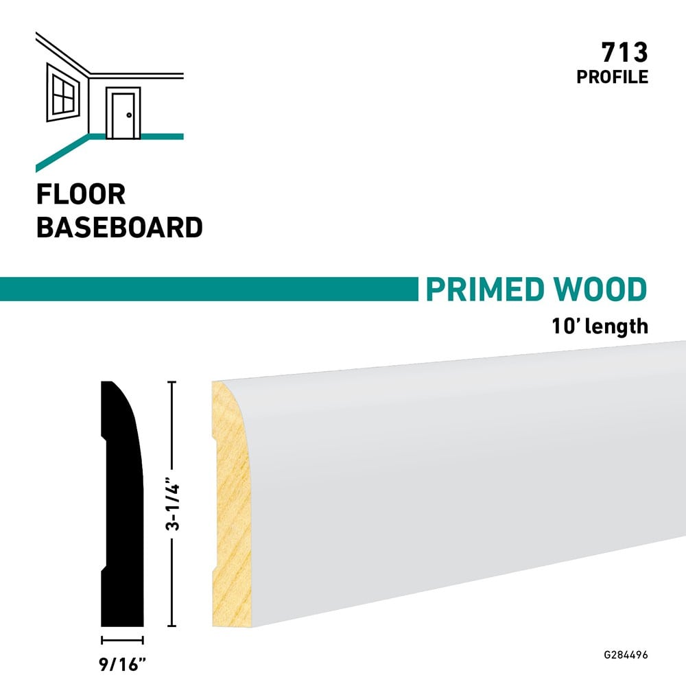 RELIABILT 713-PFJ10 Baseboard-Moulding - View #3