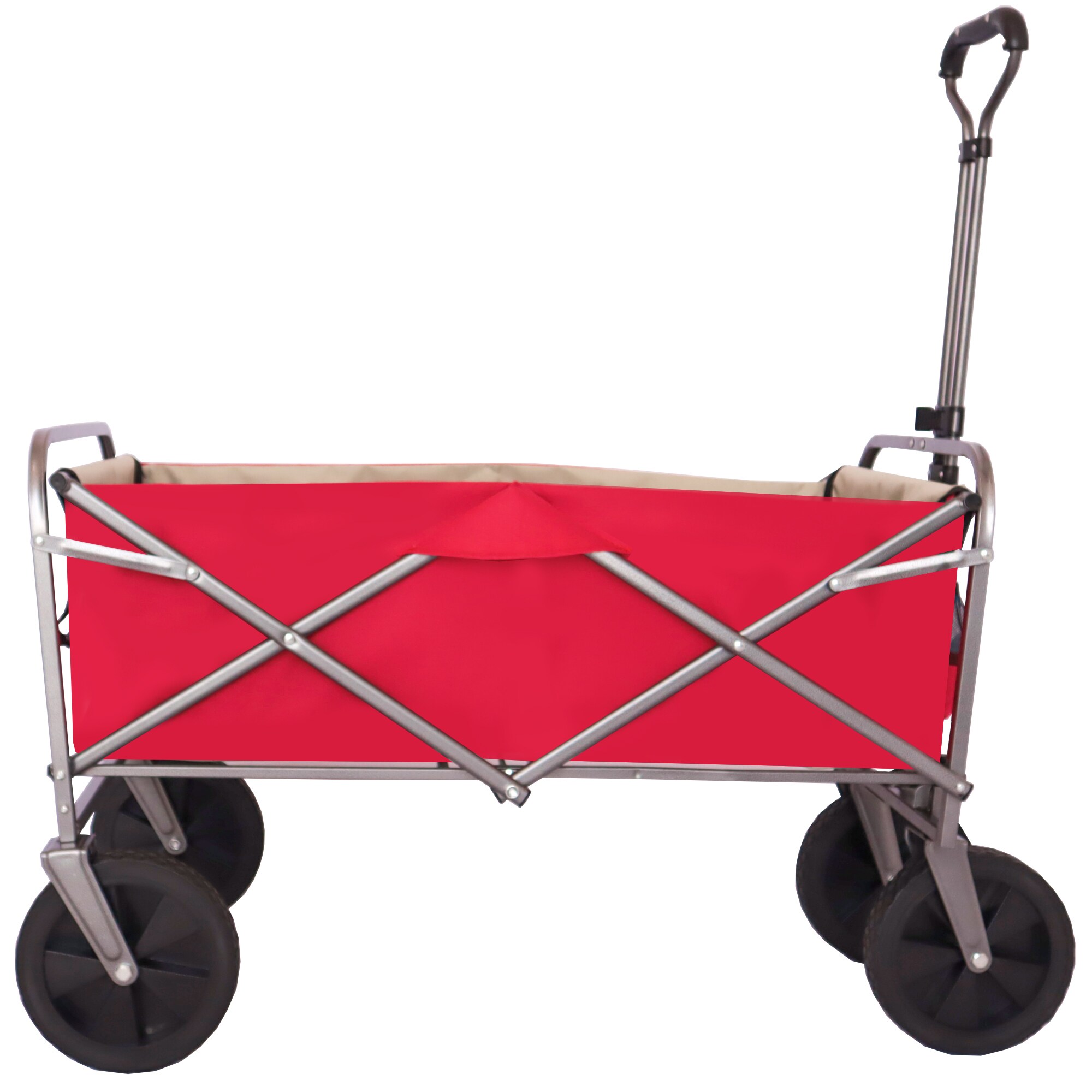 AHIOU HOME ZAAHG-102218C Carolyn 3.95-cu ft Steel Folding Yard Cart