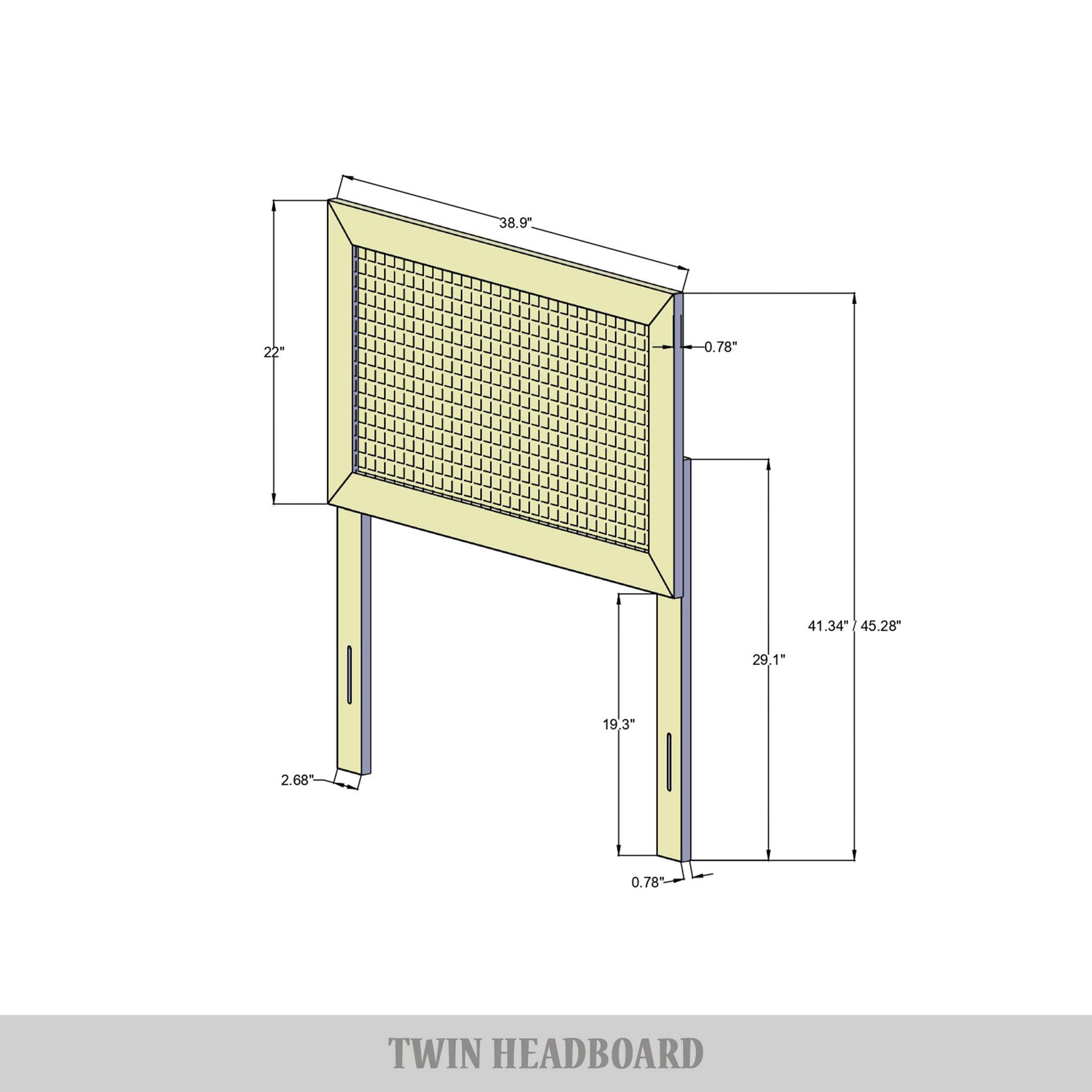 ChaletPosh C250THB-WT-WD Upholstered-Headboards - View #8