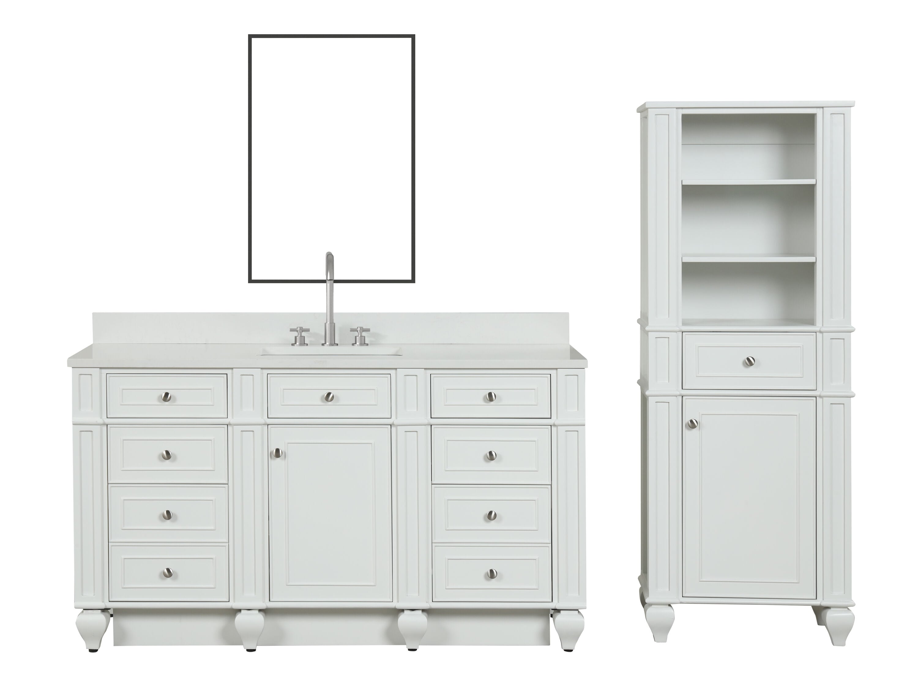 Design Element WN-60S-W Bath-Vanity-Combo - View #15