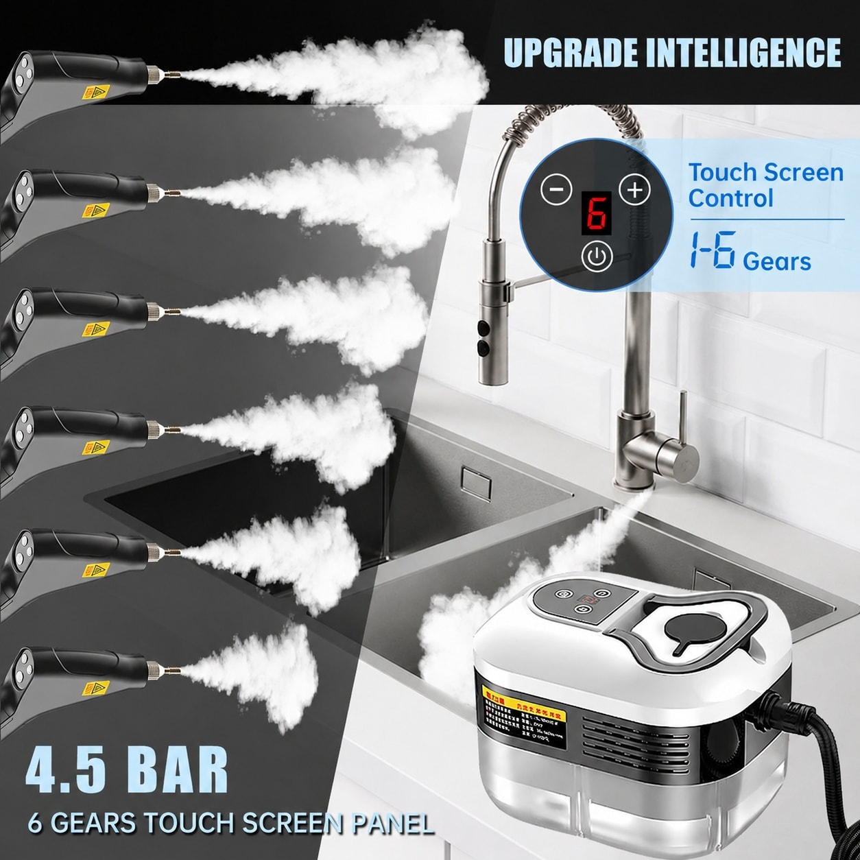 Aoibox LAB1EUI2 Steam-Cleaners - View #3
