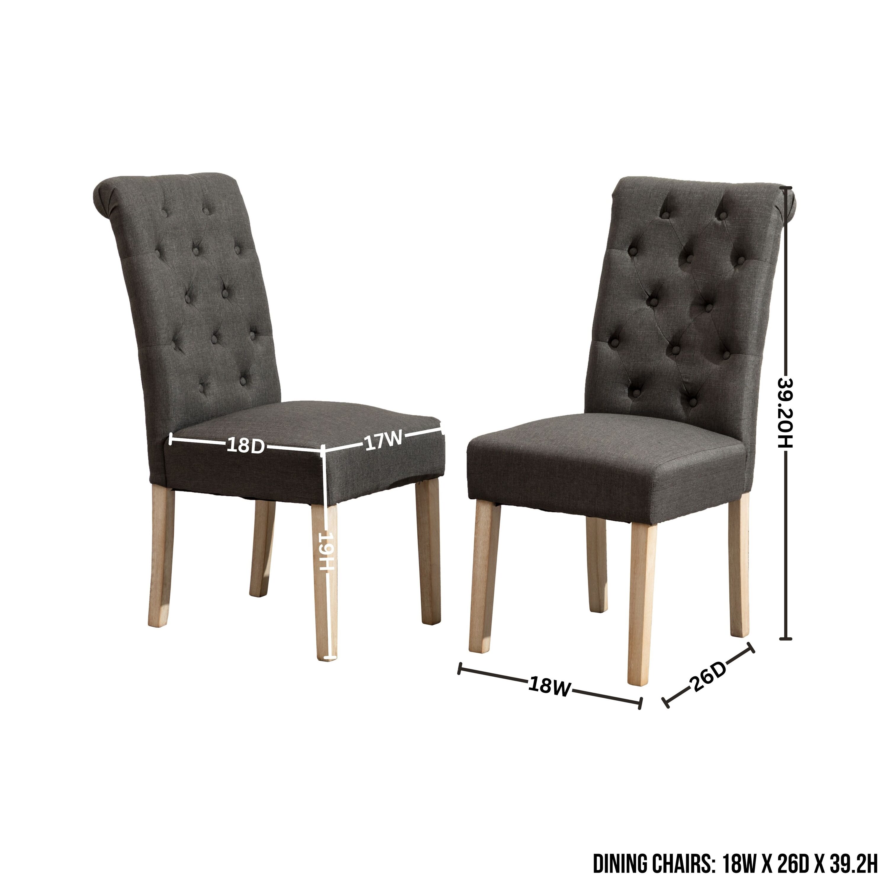 Clihome CL-RT3-BWHBG703BK Dining-Sets - View #10