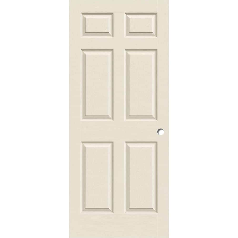 RELIABILT - 24-in x 80-in Primed 6-panel Smooth Hollow core Primed Interior Slab Door