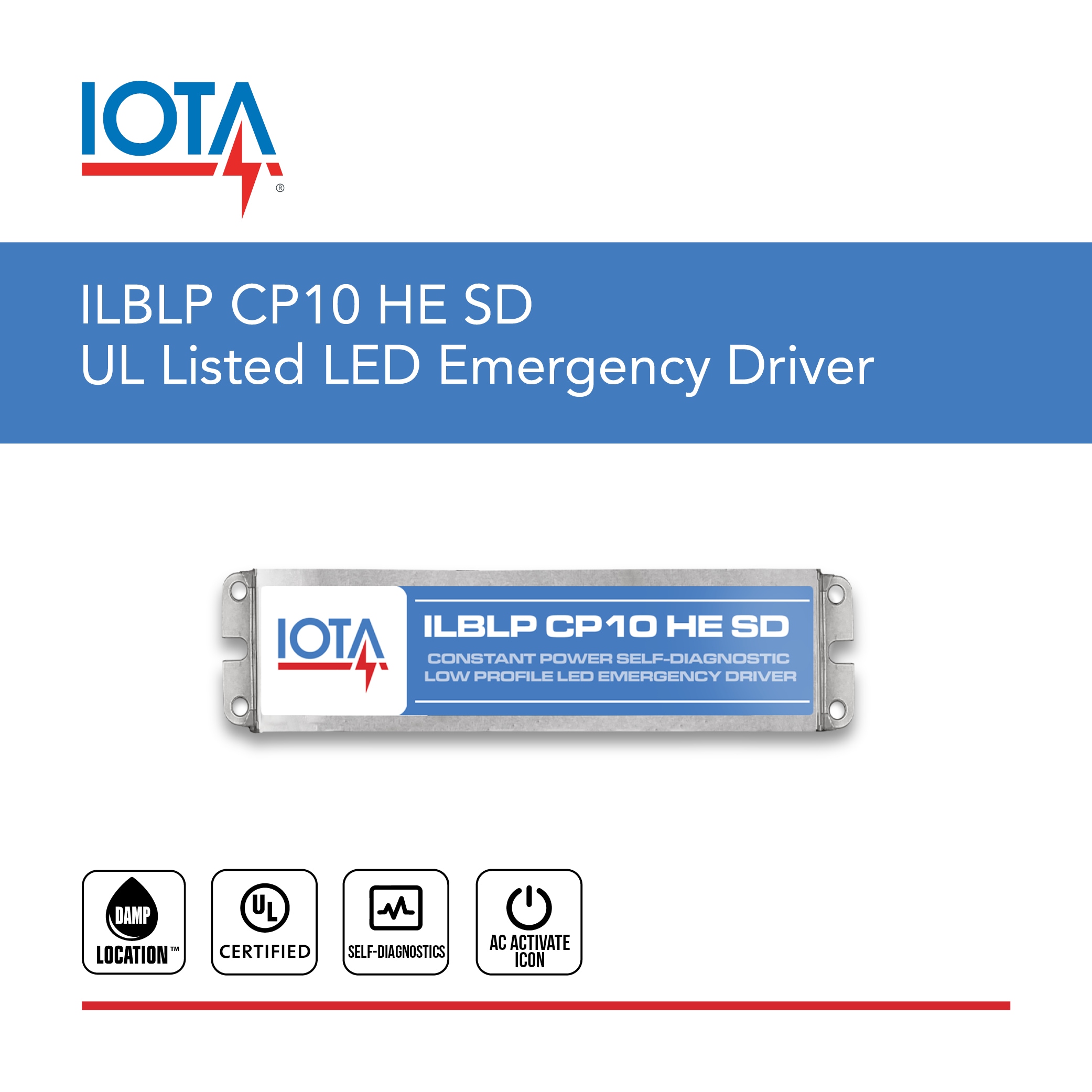 IOTA ILBLPCP10HESDAM9 Emerg-Light-Battery-Packs - View #2
