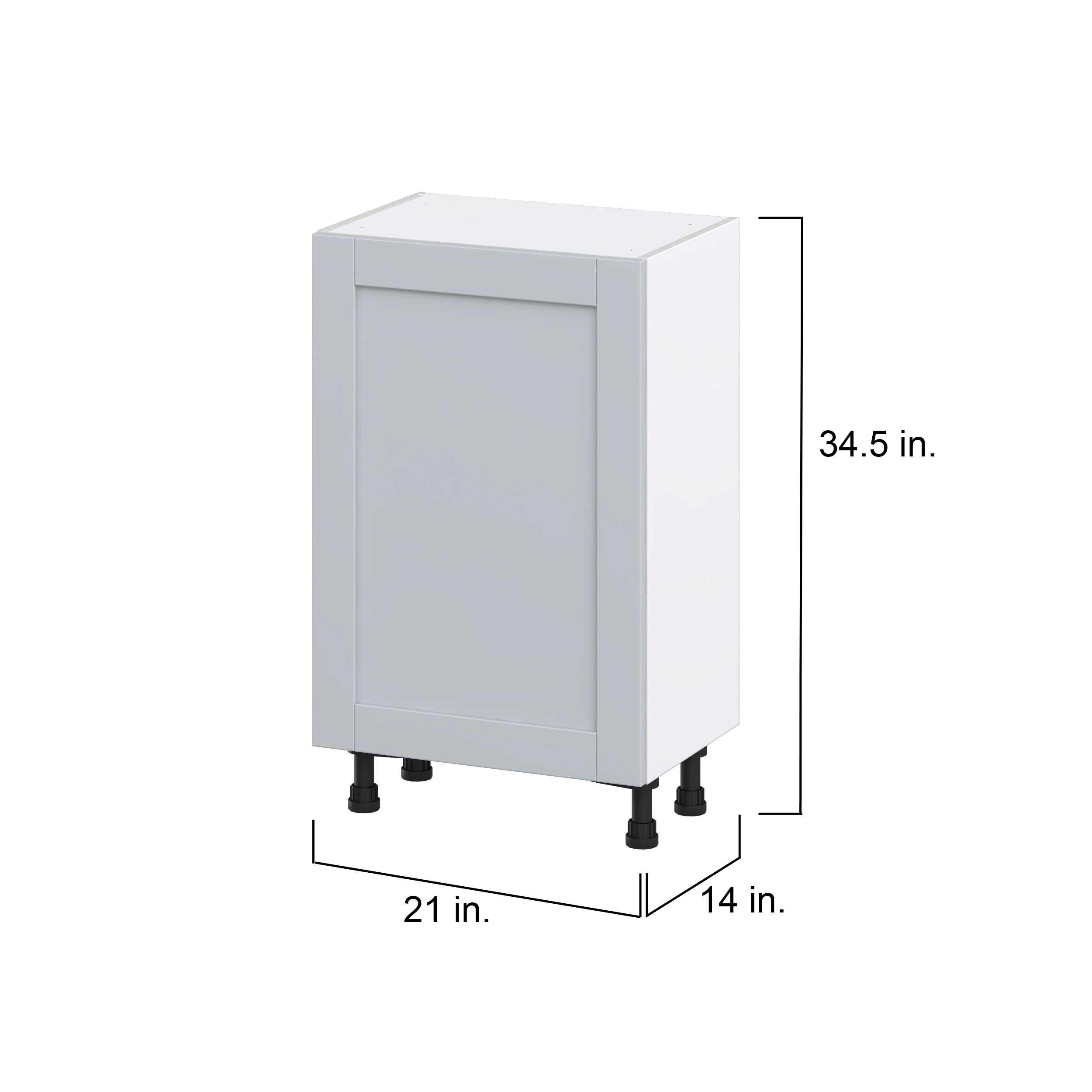 Hugo&Borg DSB2114FH(L/R)-CH Cabinets-Kitchen - View #4