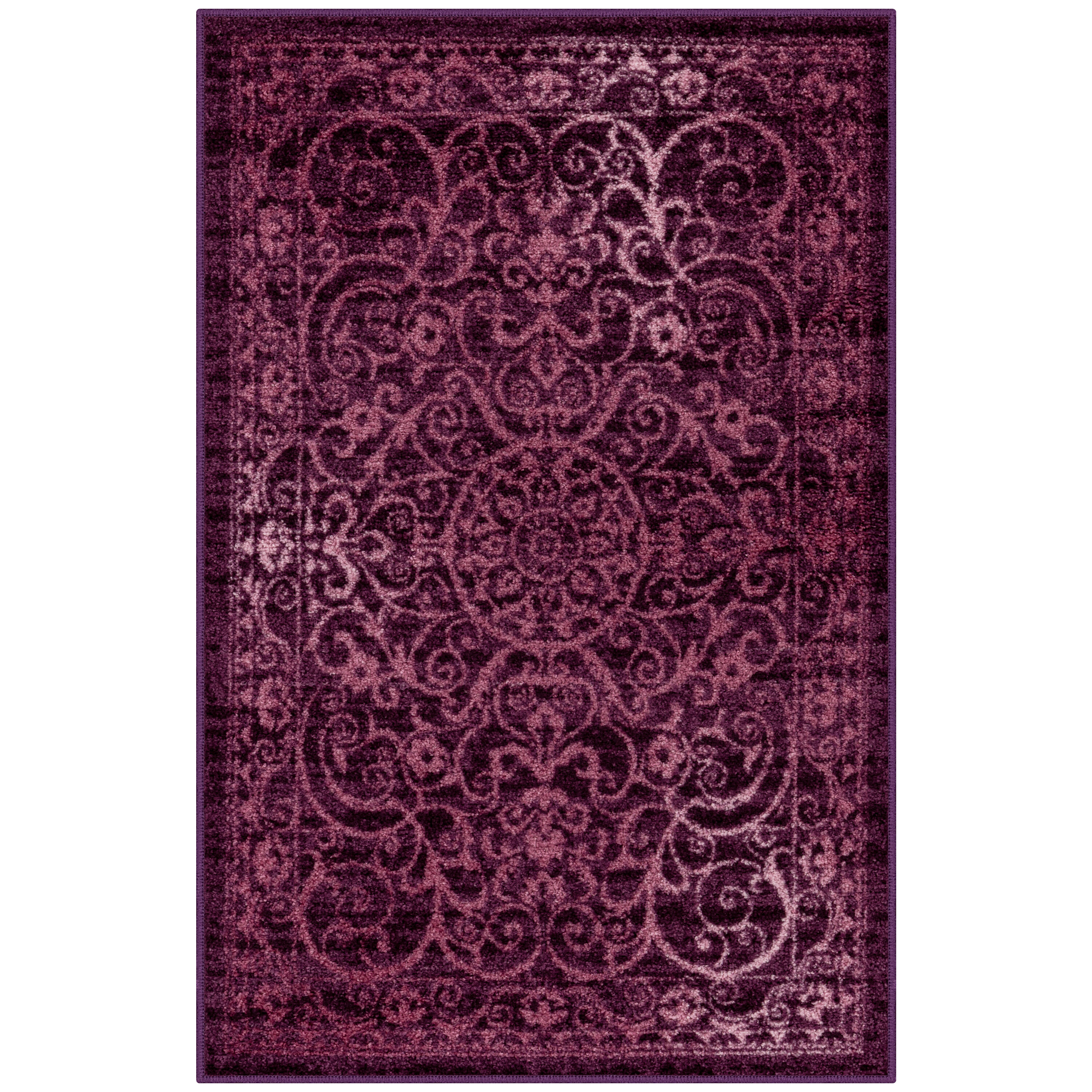 Lavender Bliss Easy-Care Tufted Rectangular Accent Rug