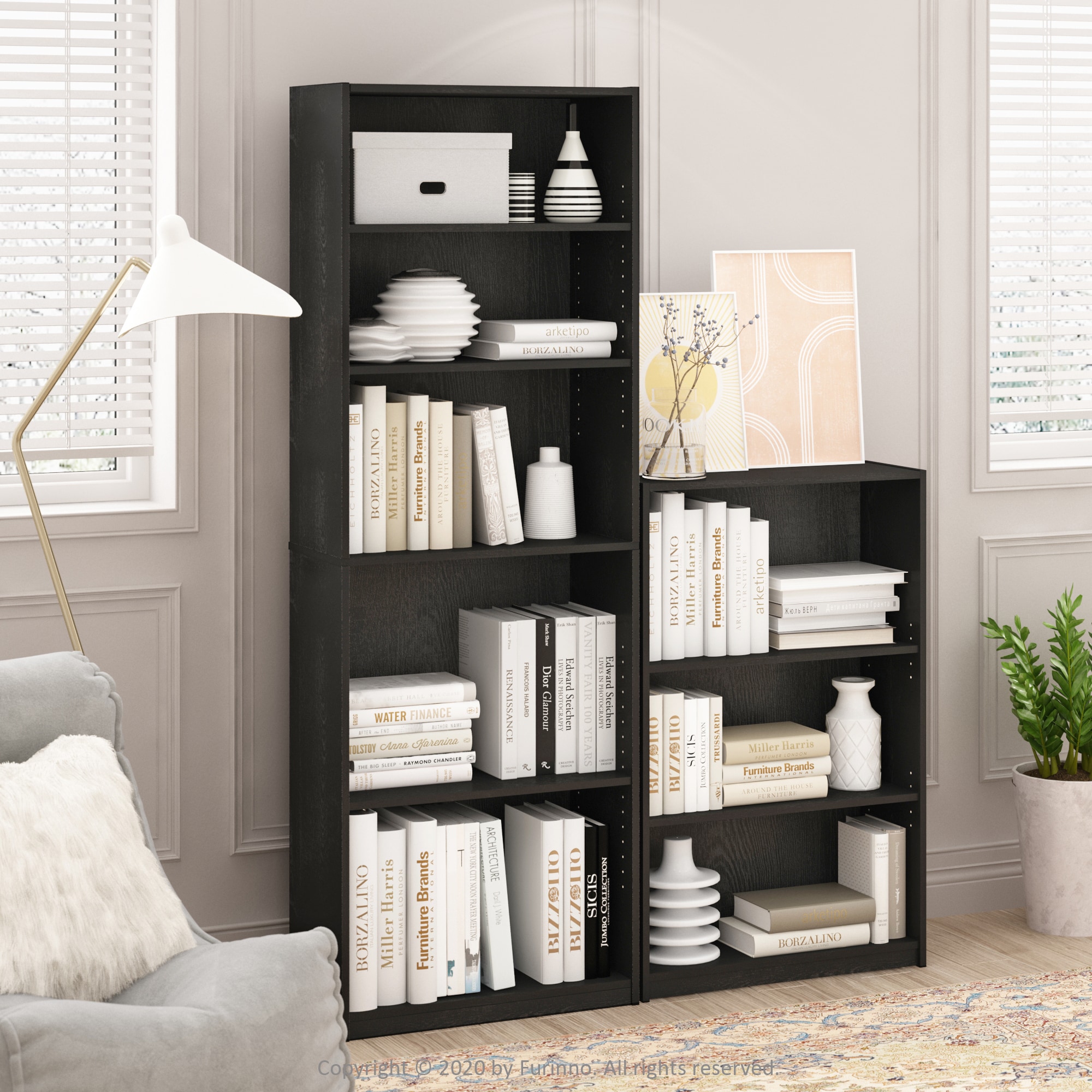 Furinno 14151R1BKW bookcases - View #8