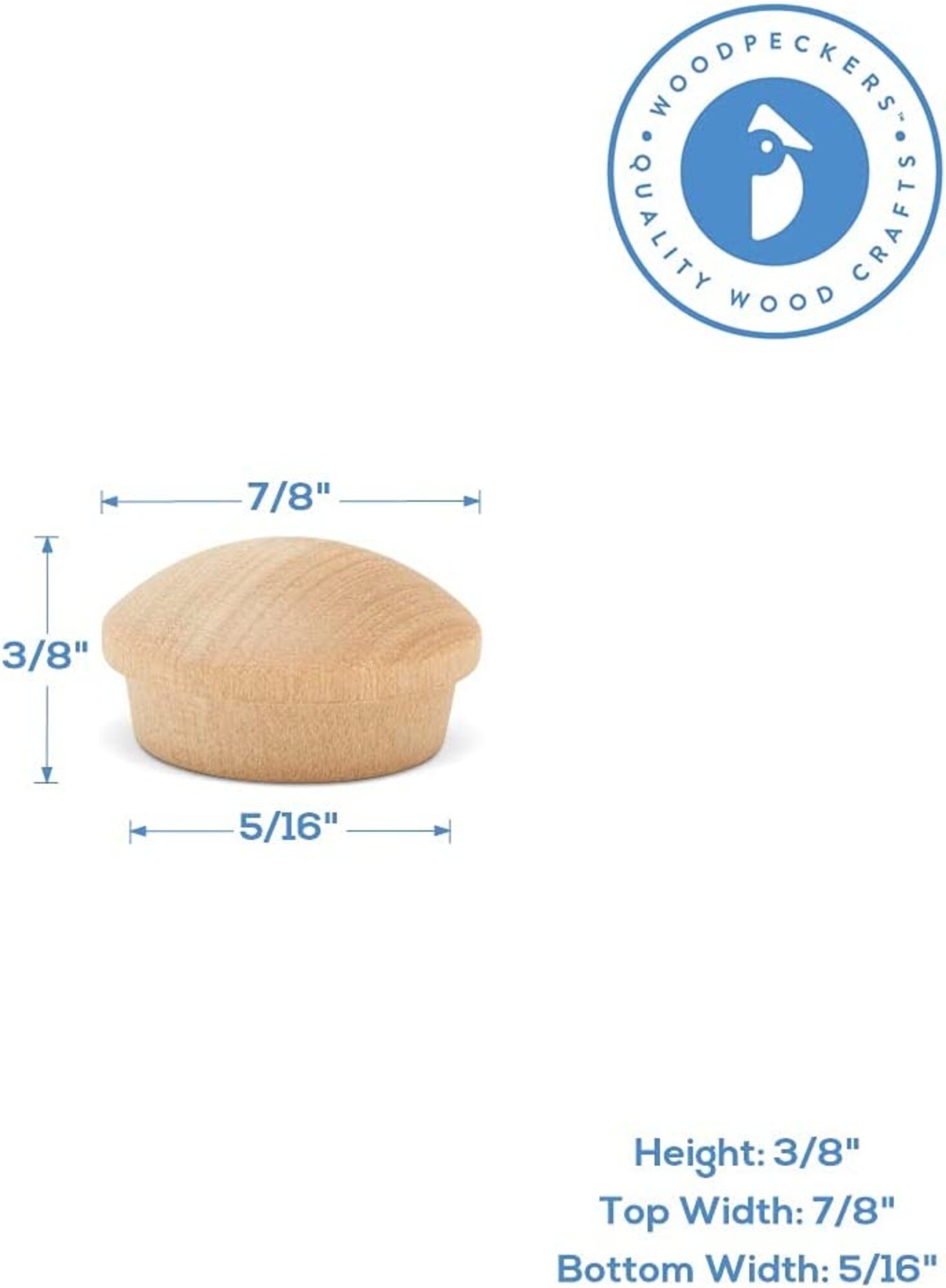 Woodpeckers Crafts MF-PLGMB-38-P100 Hole-Plugs - View #5