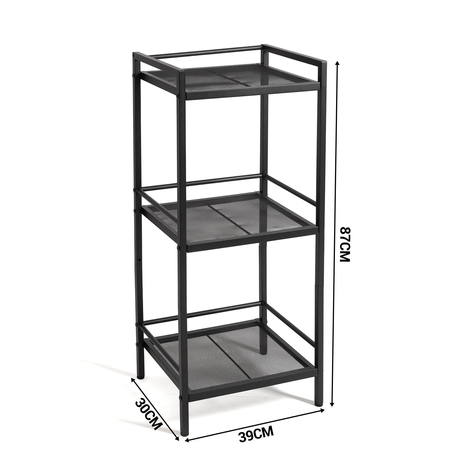 Garvee 3 Tier Bathroom Shelves Ladder Shelf for Storage Space-Saving ...