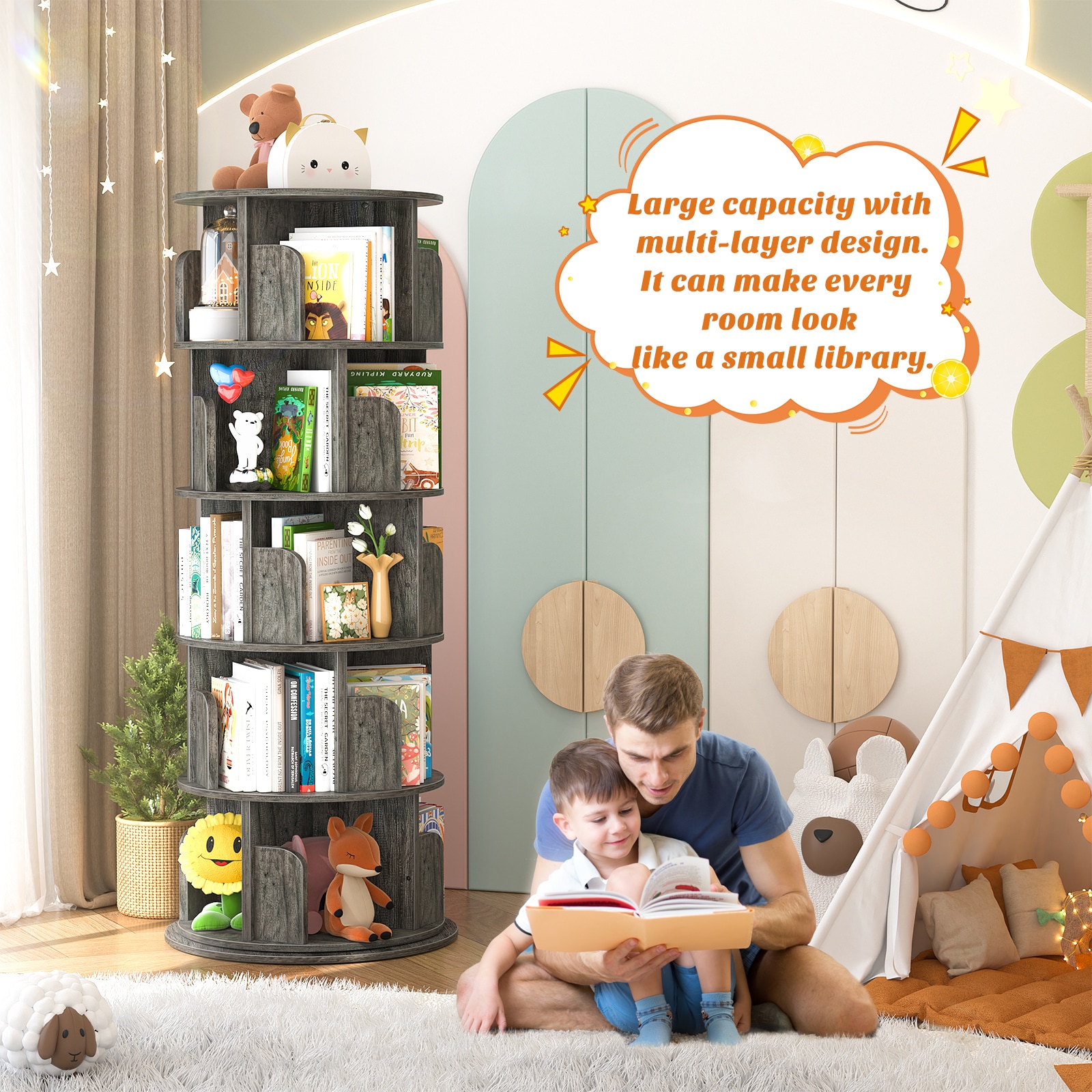 Aheaplus XZSJ-5C-O bookcases - View #7