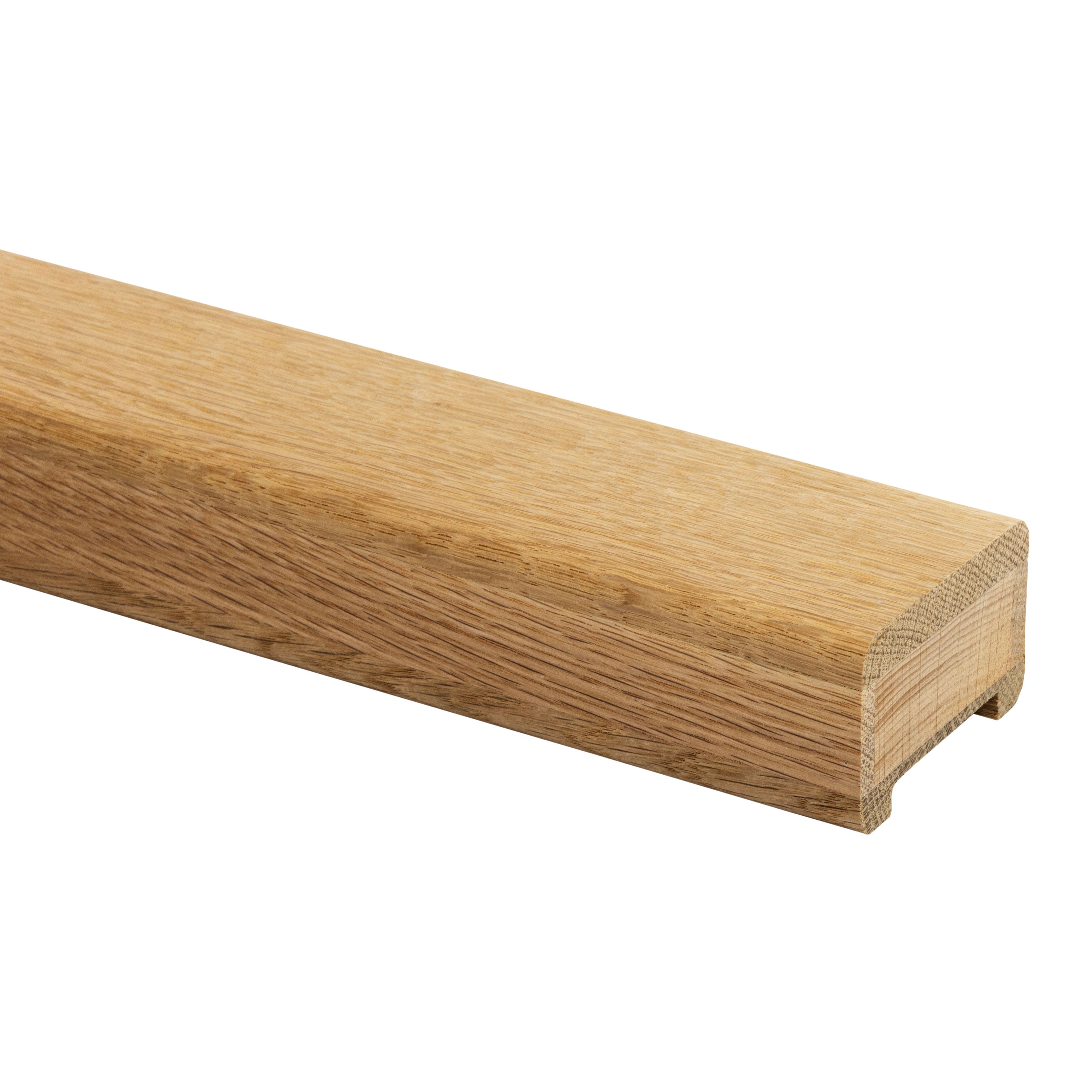 Crown Heritage 4176001P08 2.75-Inches x 96-Inches Natural Unfinished Wood White oak Handrail