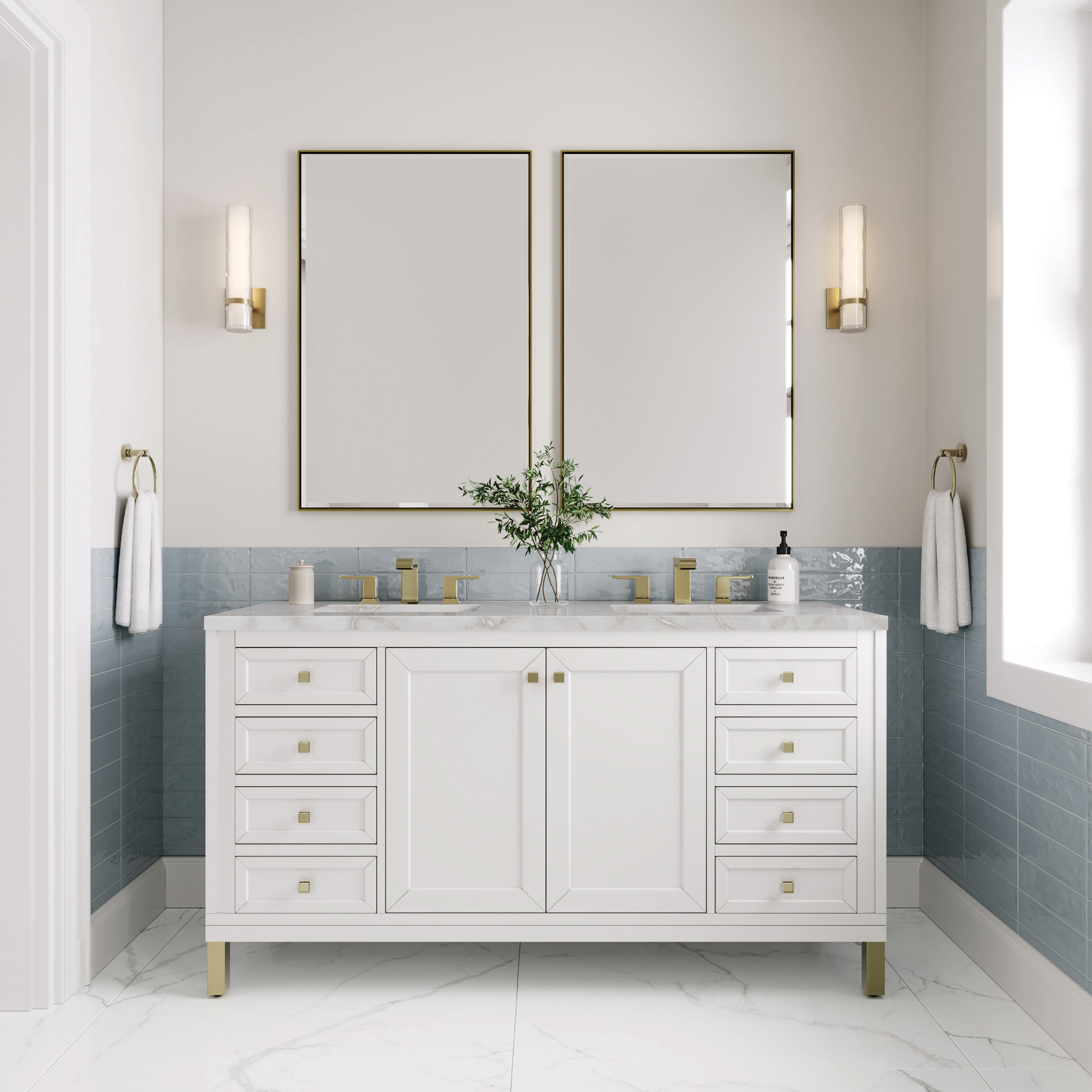 James Martin Vanities 503-V60D-GW-FVSL Bath-Vanity-Combo - View #7