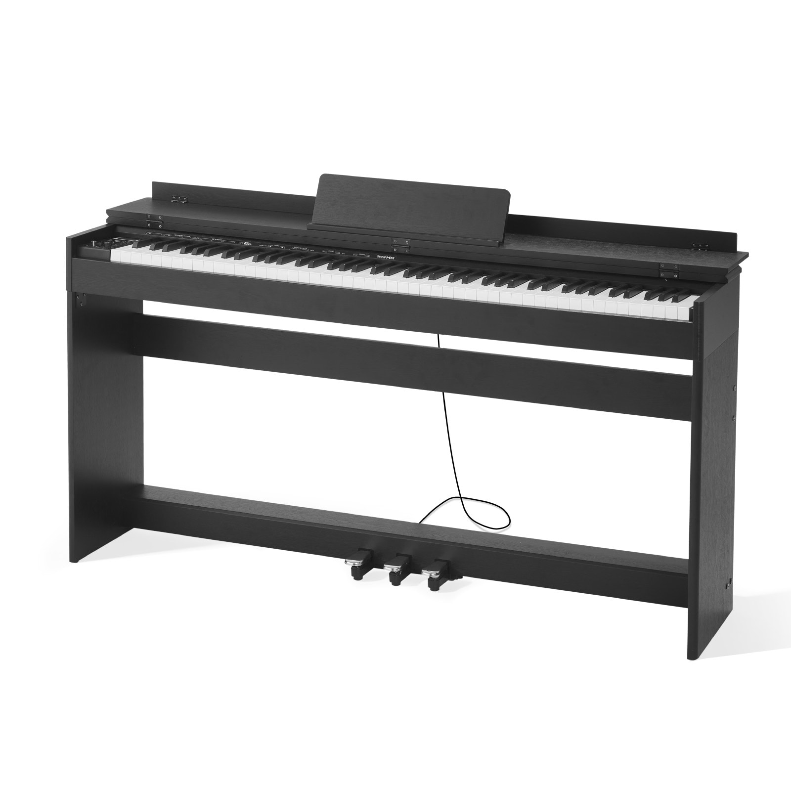 VEVOR Weighted Digital Piano 88 Keys Fully Weighted Electric Piano Keyboard with Furniture Stand Power Adapter Triple Pedal 680 Tones Support Wireless Connection with Headphones for Beginners