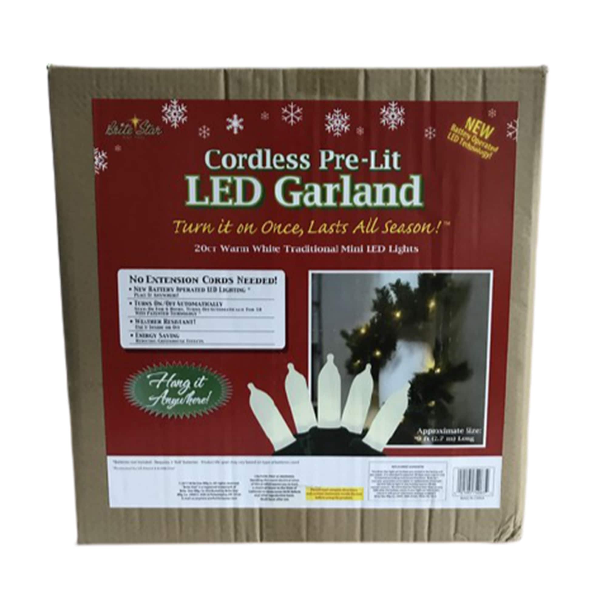 Brite Star 74-063-00 Artificial-Christmas-Garland - View #2