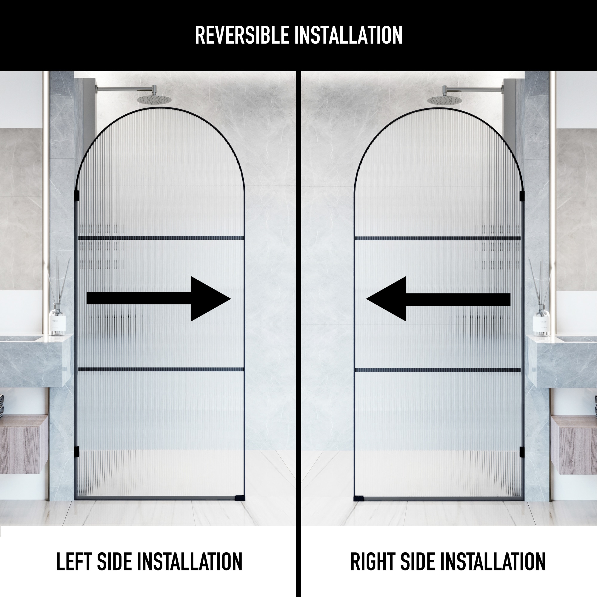 VIGO VG6094MBPFL3478 Shower-Doors - View #3