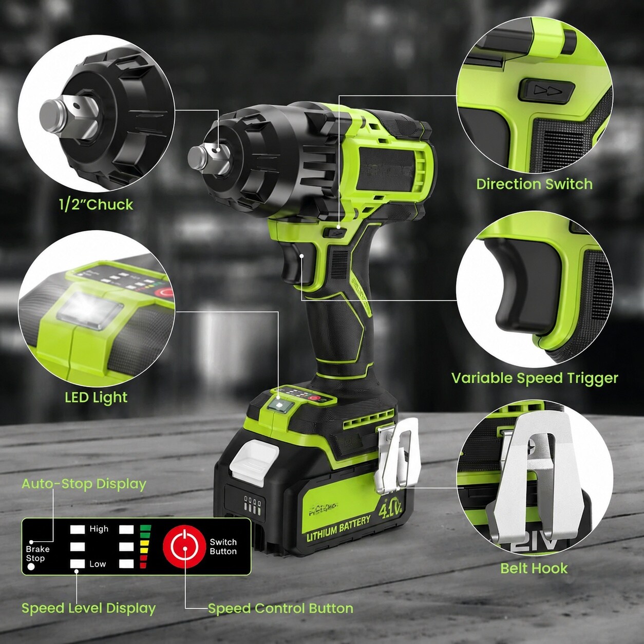 Linder Group Inc L3ZF3TQE Cordless-Impact-Wrenches - View #8