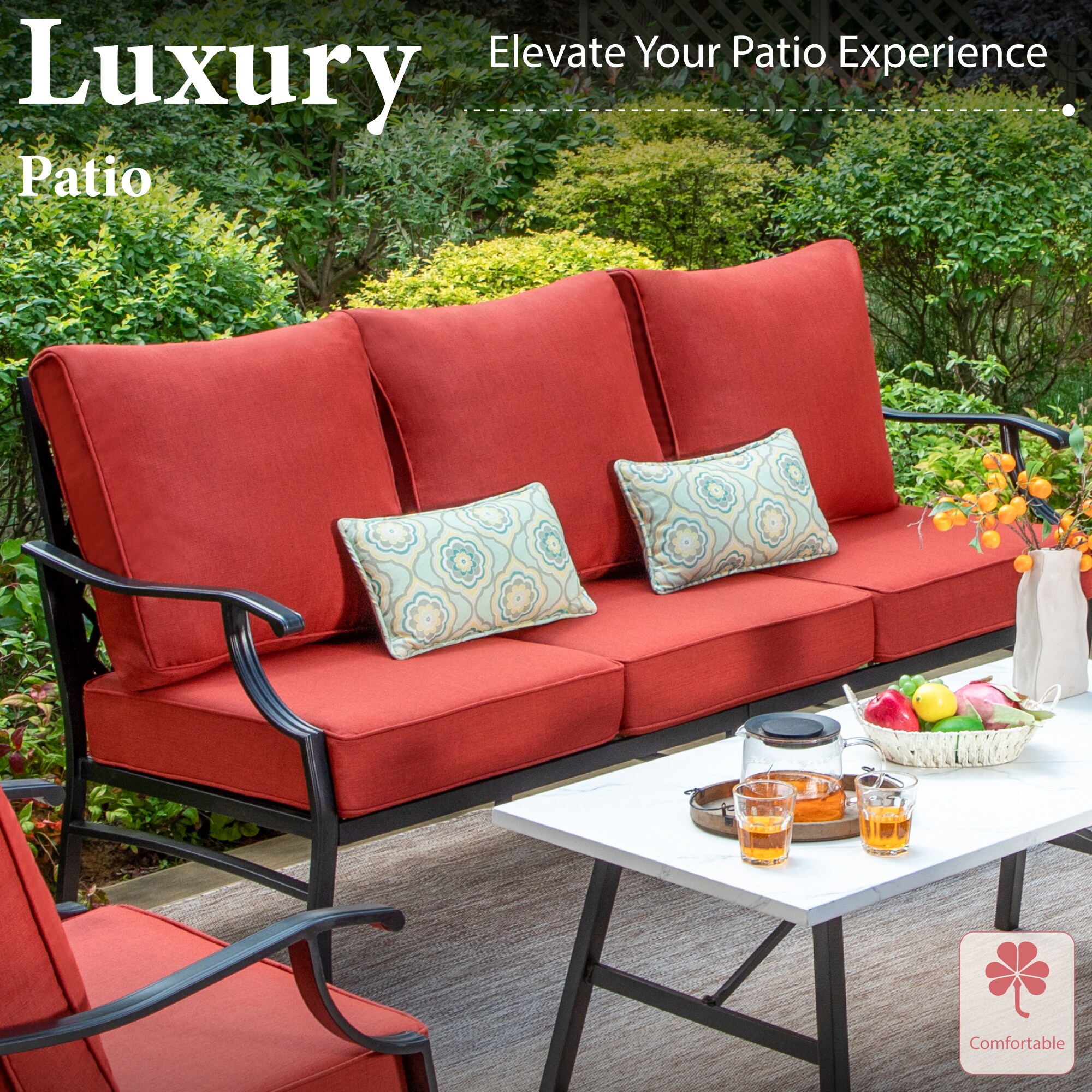 Sunshine Valley CP003-08-5-RD Patio-Conversation-Sets - View #7