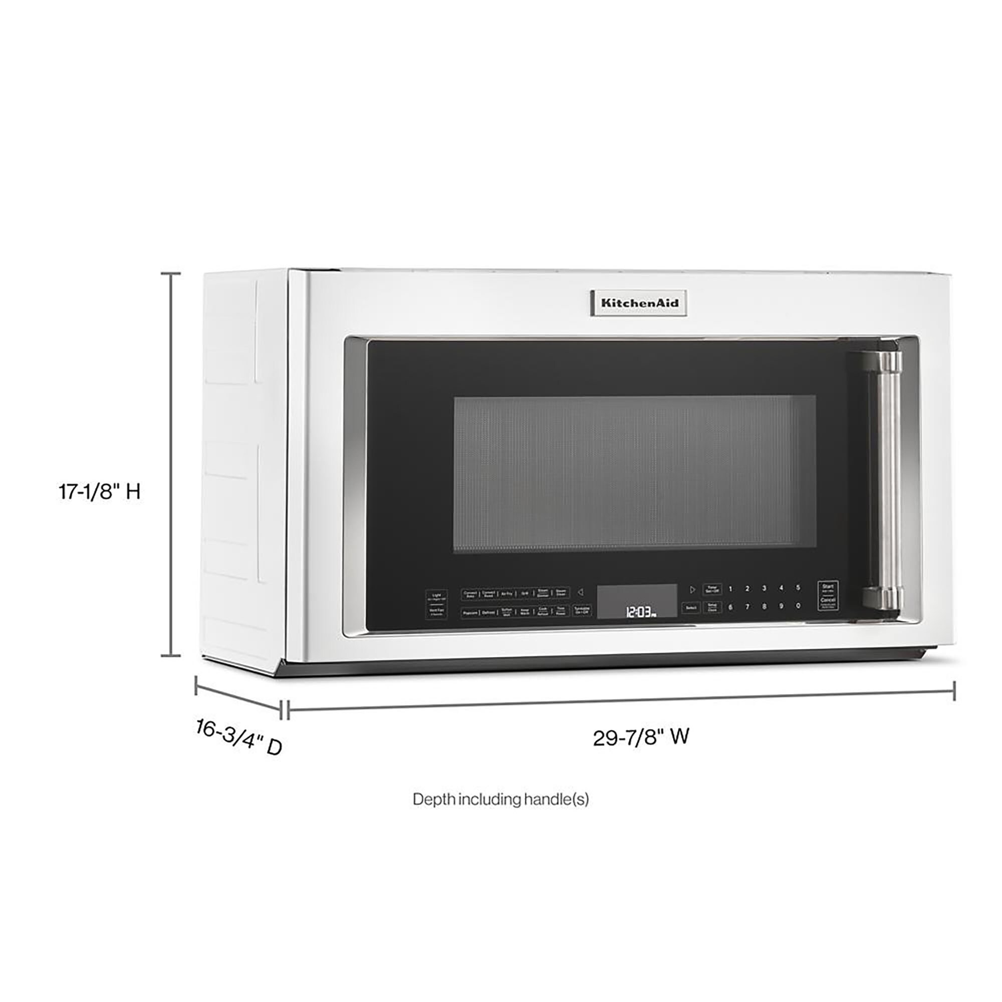 KMHC319LSS KitchenAid 30 1.9 cu ft 1200w Convection Over the Range  Microwave - Stainless Steel