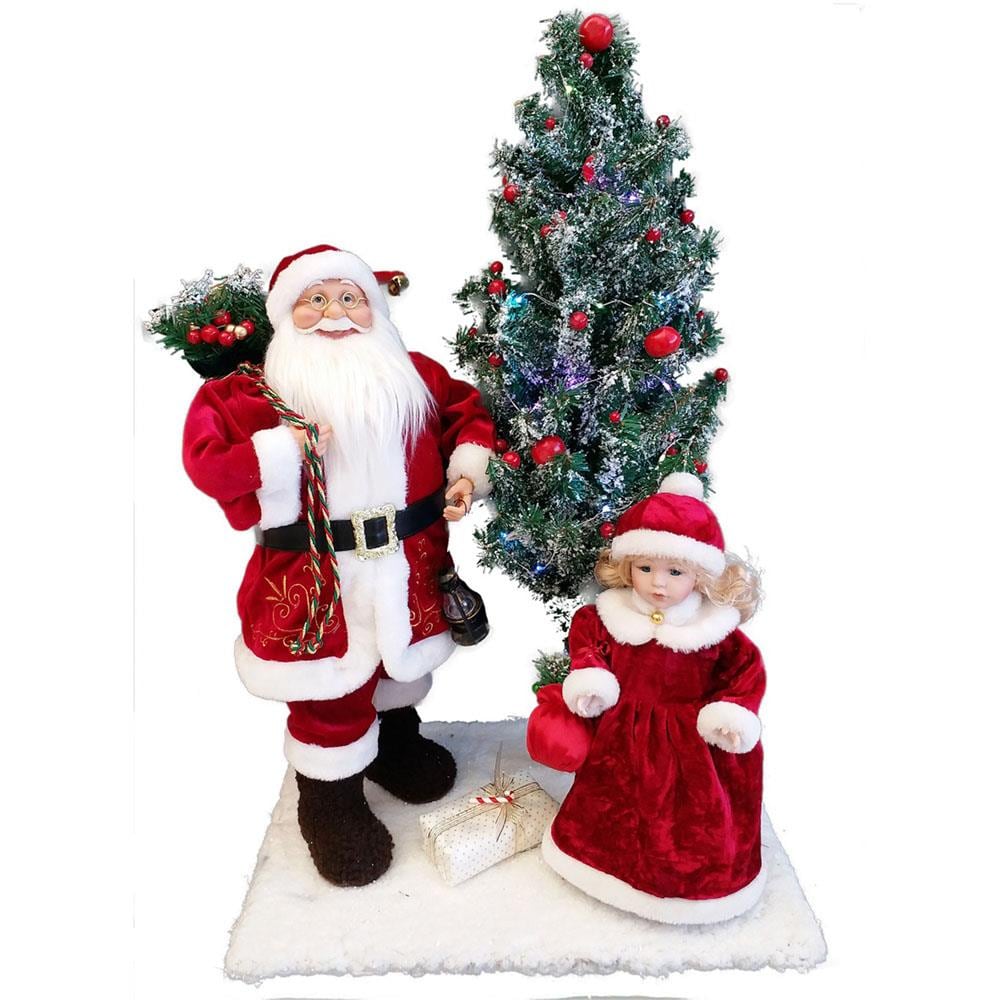 Fraser Hill Farm FASC018D-16RED 24-in Lighted Musical Christmas Characters Electrical Outlet Christmas Decor