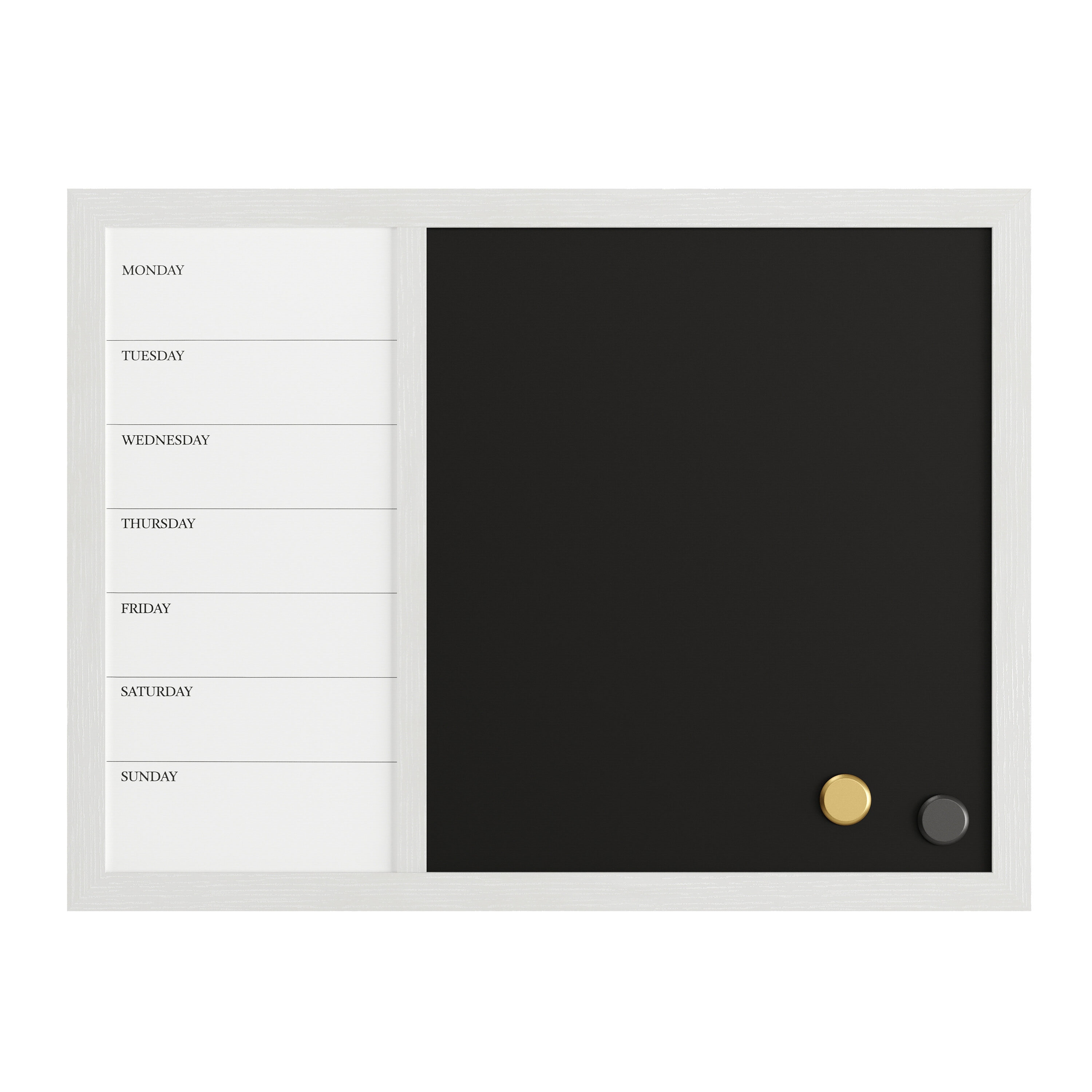 Weekly Wall Planner Sticker + Liquid Chalk Markers Calendar Timetable  Whiteboard