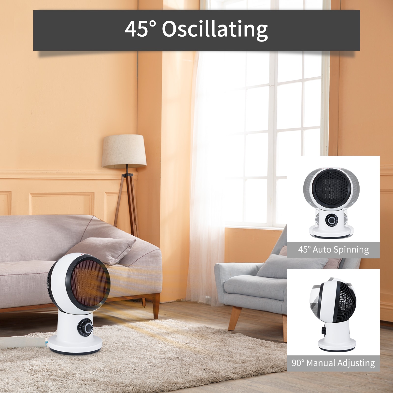 Kahomvis DHS-QPW1-3305 Portable-Electric-Heat - View #4