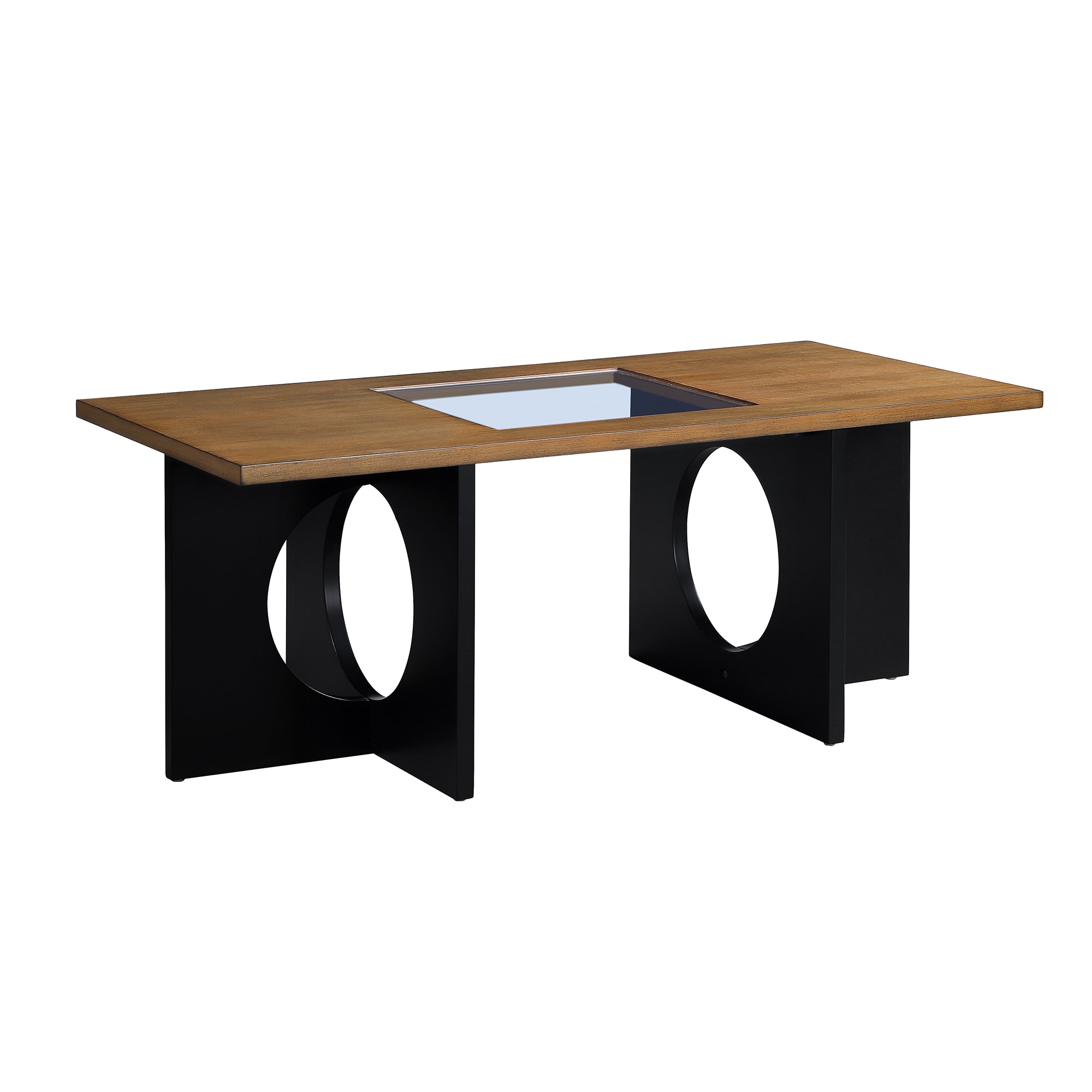 Bybafun YC0900009 Finished Glass Casual Coffee Table